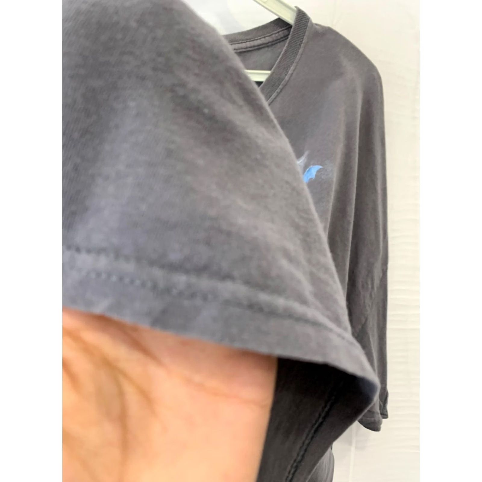 Fruit Of The Loom VINTAGE Dragon Graphic T-Shirt Mens 3XL Gray Blue Lightning Castle Fruit of the Loom HD Cotton Size US XXL / EU 58 / 5 - 6 Thumbnail