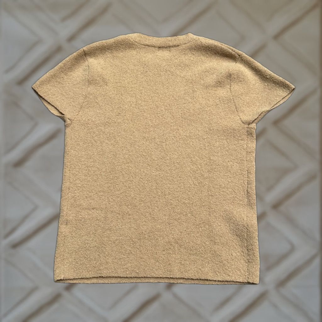 Vintage A New Day T-Shirt Womens M Tan Brown Crew Short Sleeve Basic Knit Size M / US 6-8 / IT 42-44 - 1 Thumbnail