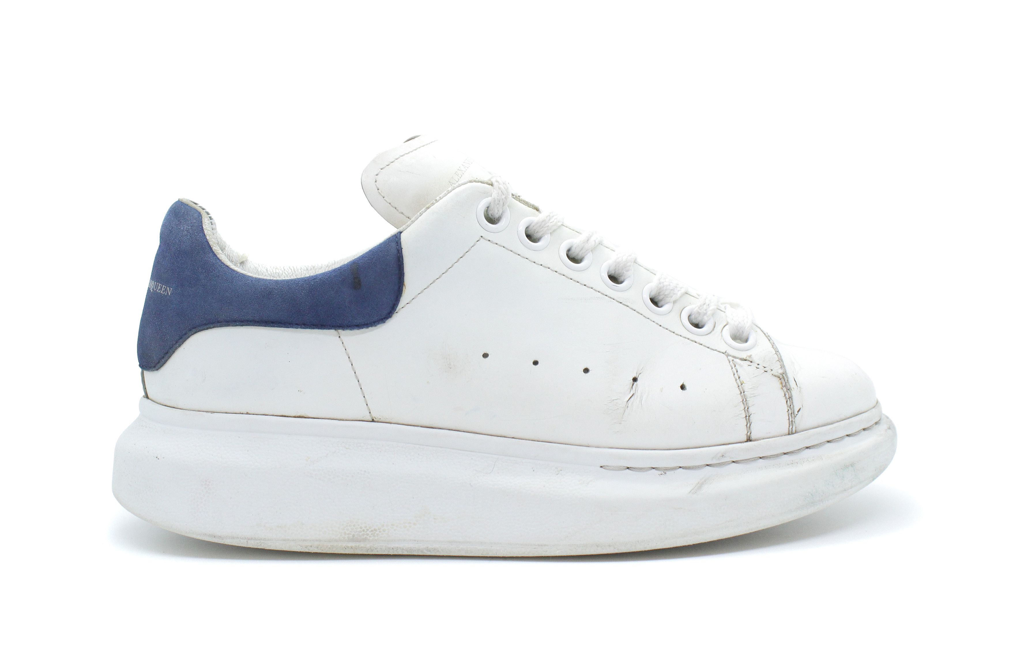 Alexander McQueen Oversized Leather Sneakers Low Size US 8.5 / IT 38.5 - 2 Thumbnail