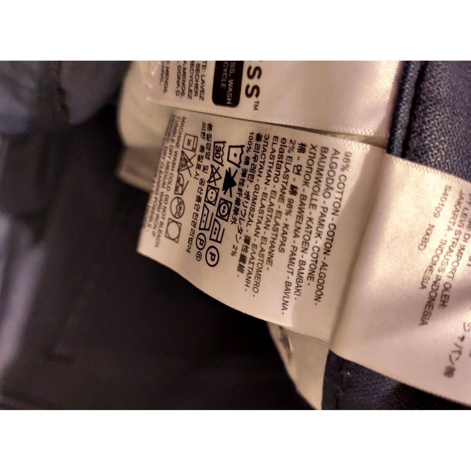 Levi's Levi's 541 Jeans Athletic Straight Denim Pants 36x30 30x30 Blue Mens Regular Stretch Pockets 5-Pocket Solid Denim Size US 36 / EU 52 - 6 Thumbnail