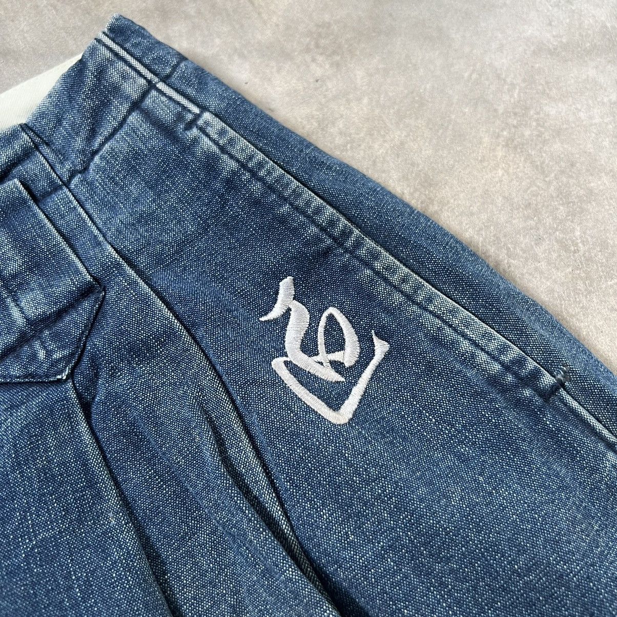 Japanese Brand Vintage Takumi Faded Balloon denim pants Size US 33 - 7 Thumbnail