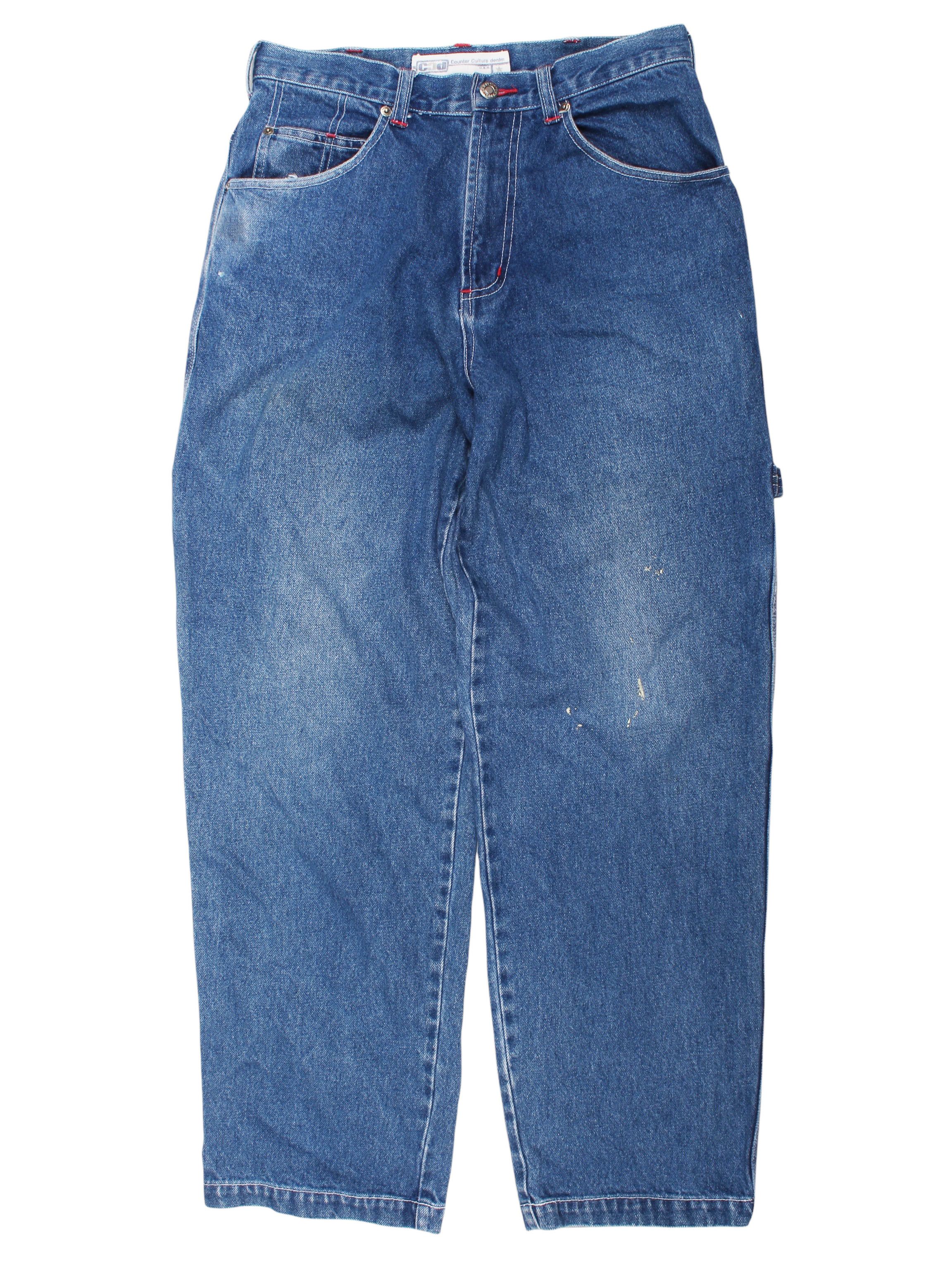 Jean × Vintage Vintage 90's Y2K CCD Baggy Jeans Pants Size W 32 in Size US 32 / EU 48 - 2 Thumbnail
