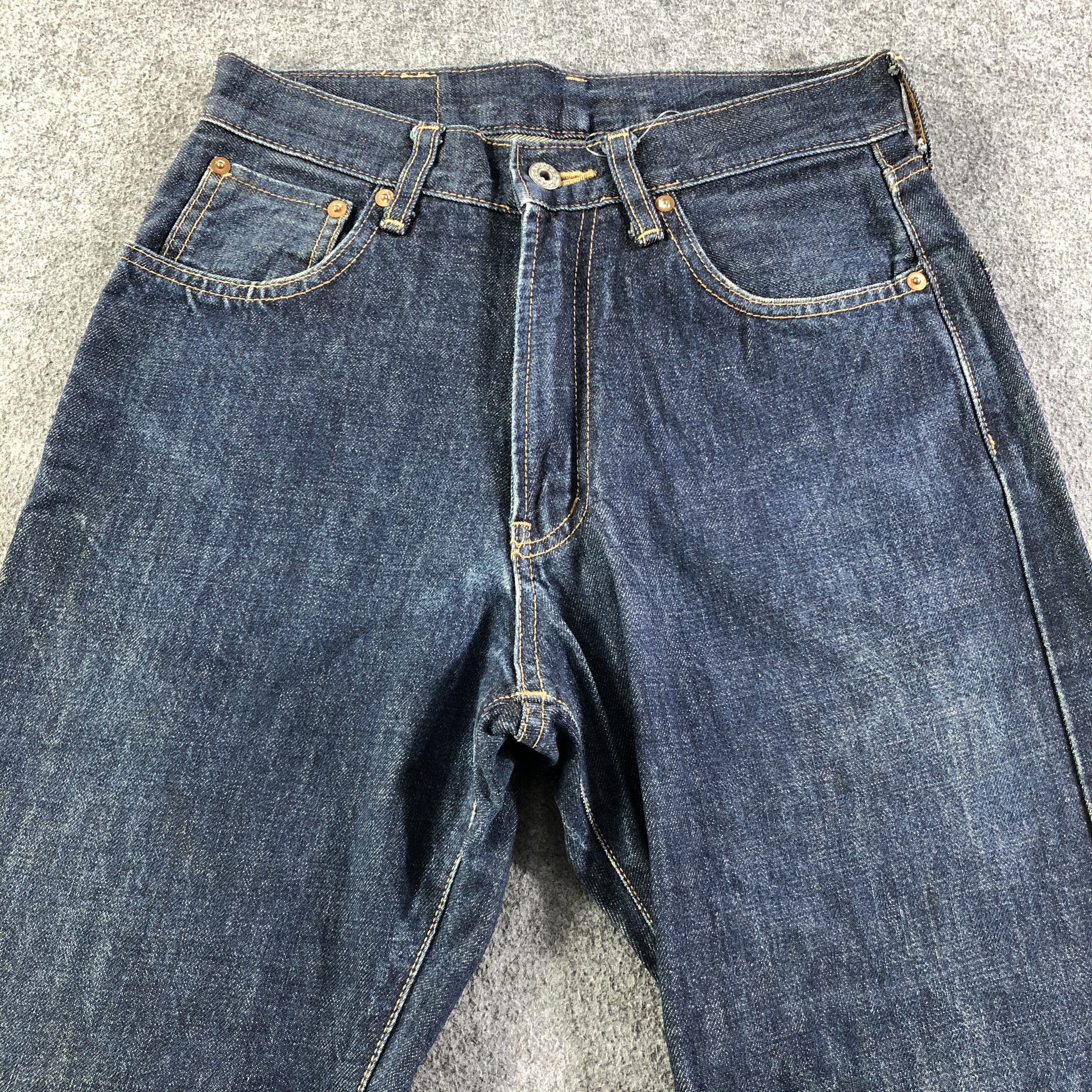 Japanese Brand Vintage Uniqlo Jeans Redline Denim -J2765 Size US 28 / EU 44 - 3 Thumbnail