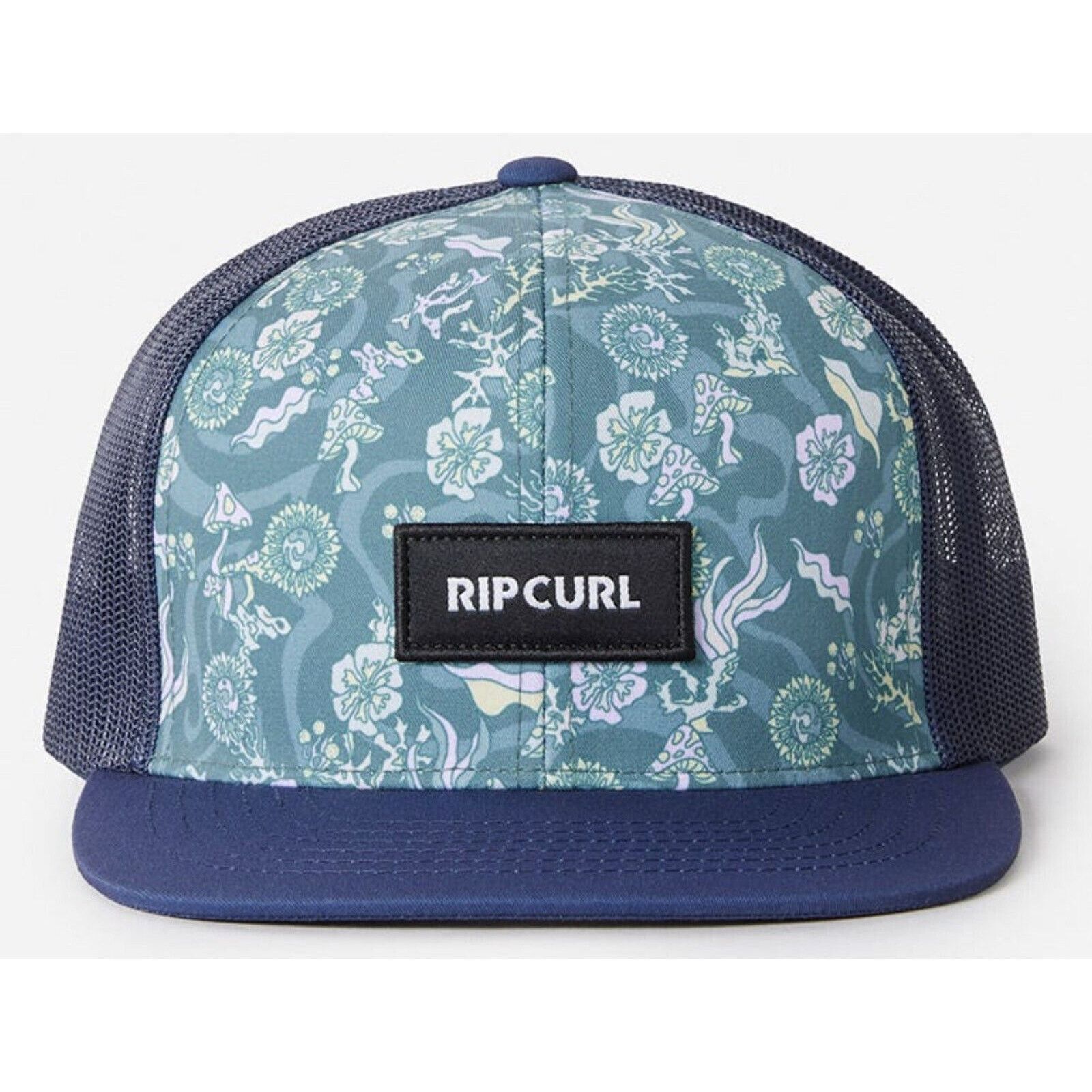 Rip Curl Rip Curl Men's Trucker Hat Combo Logo Patch Snapback Cap Size ONE SIZE - 2 Thumbnail