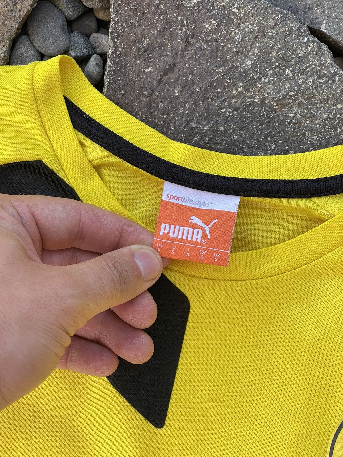 Puma 2014 Puma Borrusia Dortmund yellow soccer jersey Size US S / EU 44-46 / 1 - 7 Thumbnail