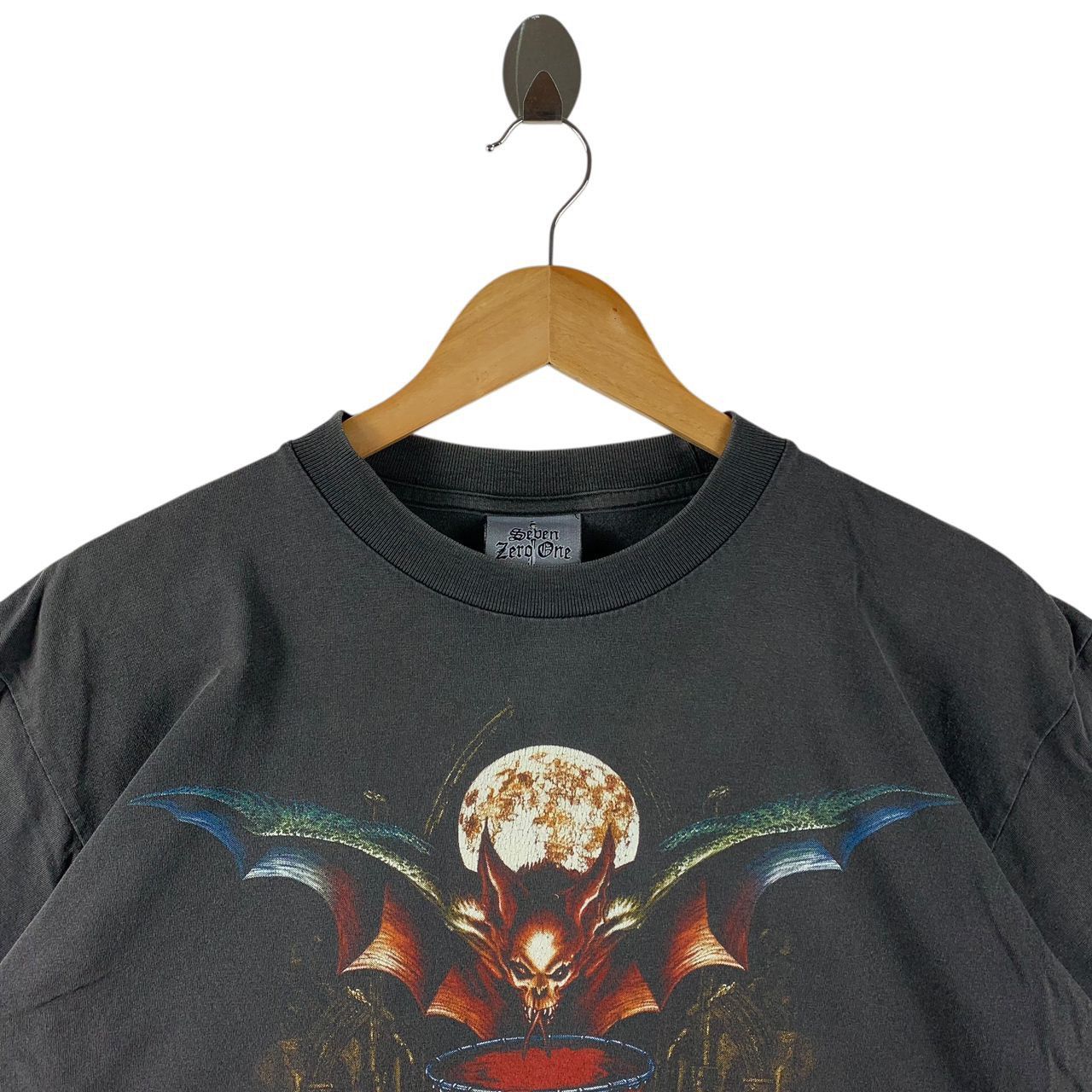 Japanese Brand × Vintage Vintage SEBEN ZERO ONE dragon & skull printed tee Size US L / EU 52-54 / 3 - 2 Thumbnail