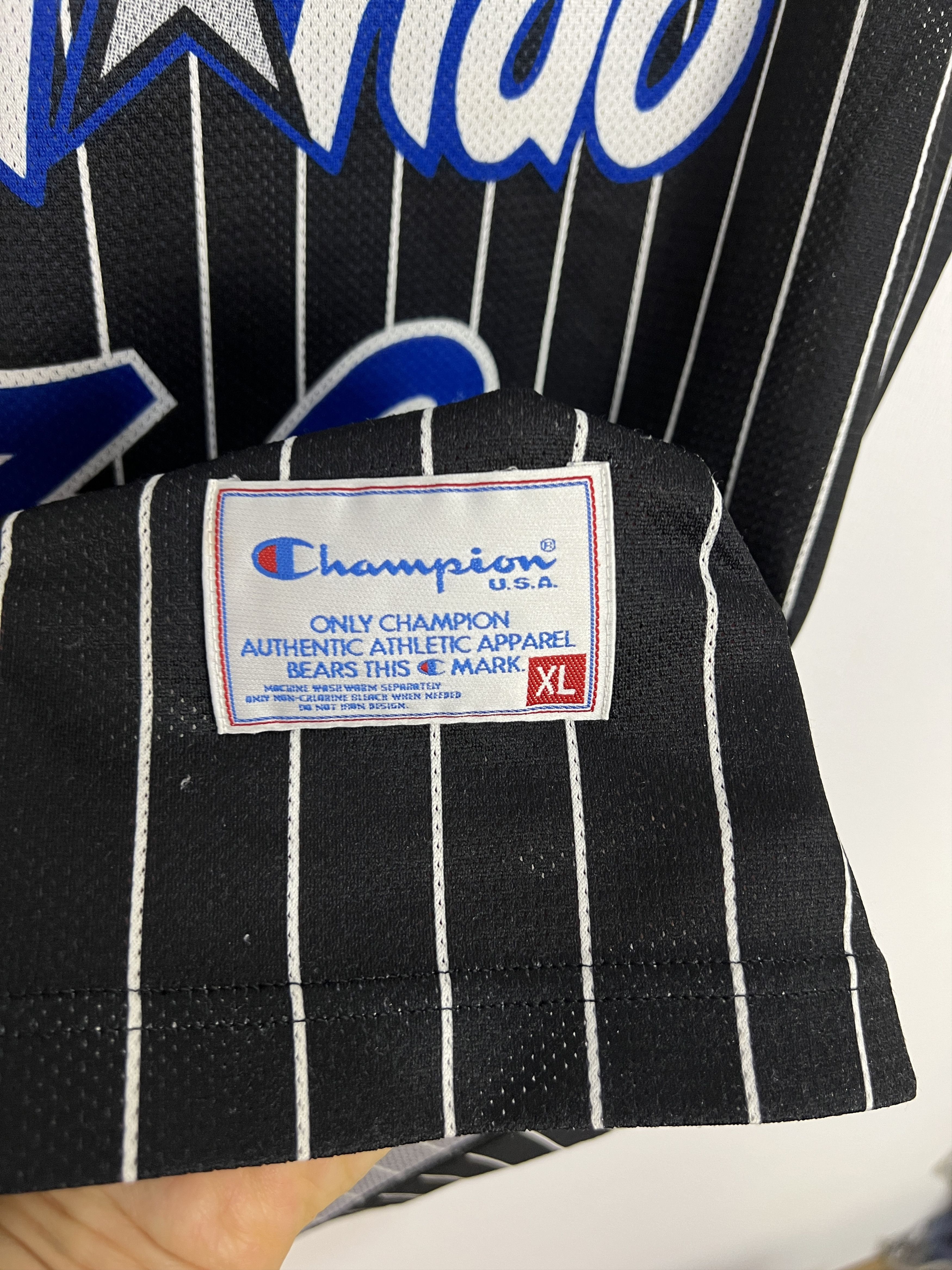 Champion Vintage 90's Champion Orlando Magic O'Neal NBA Jersey Shirt Size US XL / EU 56 / 4 - 4 Thumbnail
