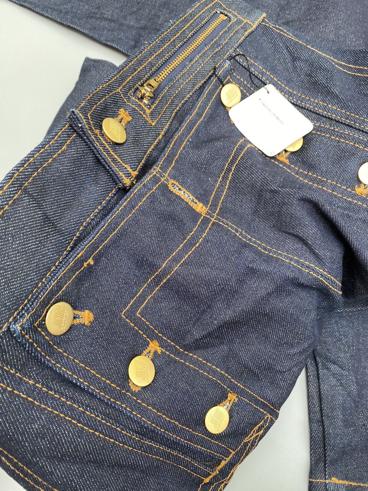 Jean Paul Gaultier S/S 1993 Rare Junior Gaultier- Tri-Closure Andro Jeans Size US 30 / EU 46 - 11 Thumbnail
