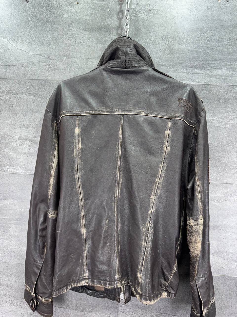 Superdry Crazy True Cycle Rider Baker Superdry Brad Leather Jacket Size US M / EU 48-50 / 2 - 18 Thumbnail
