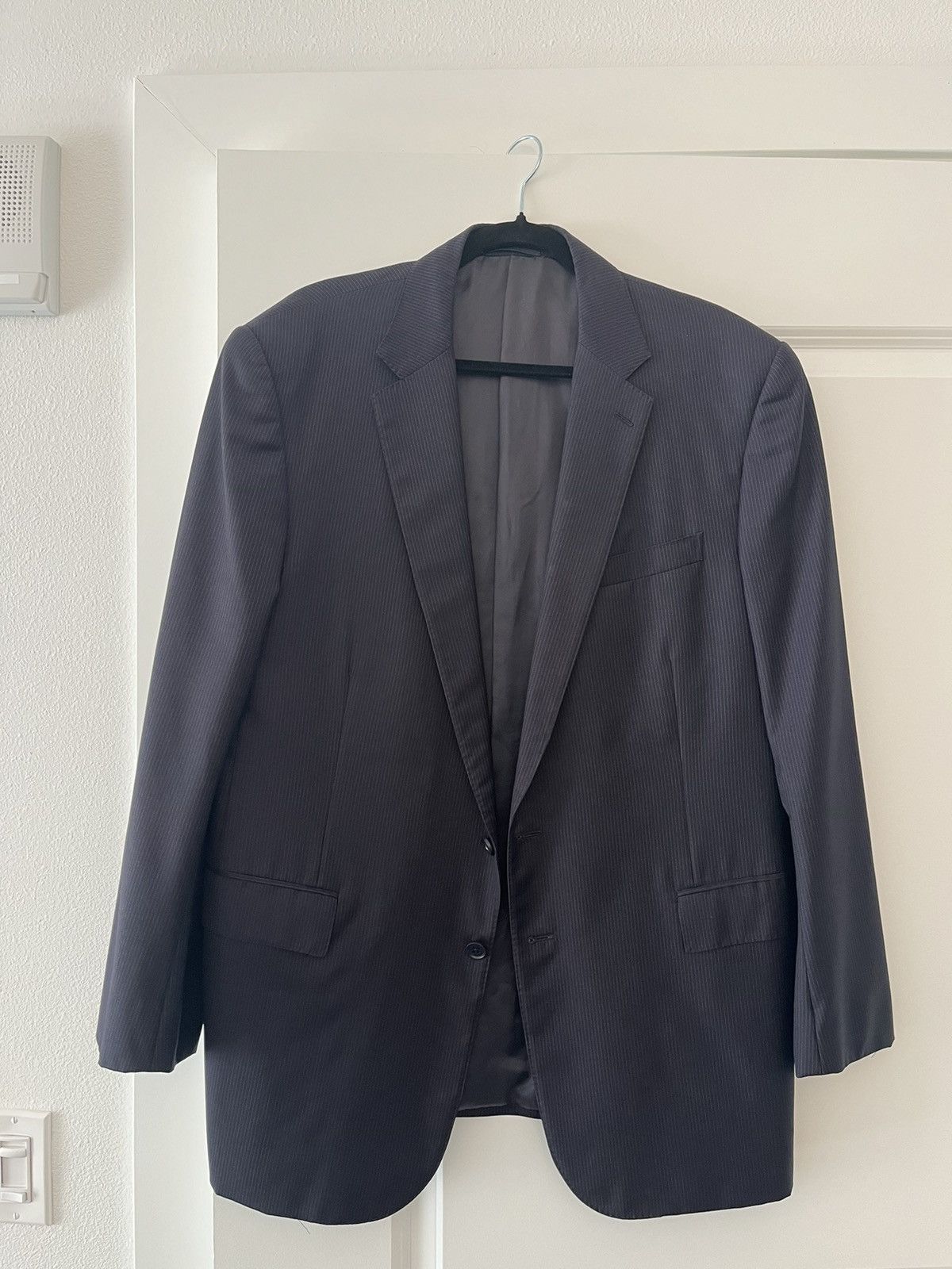 Ralph Lauren Ralph Lauren Navy Stripe Blazer Size 40R - 1 Thumbnail