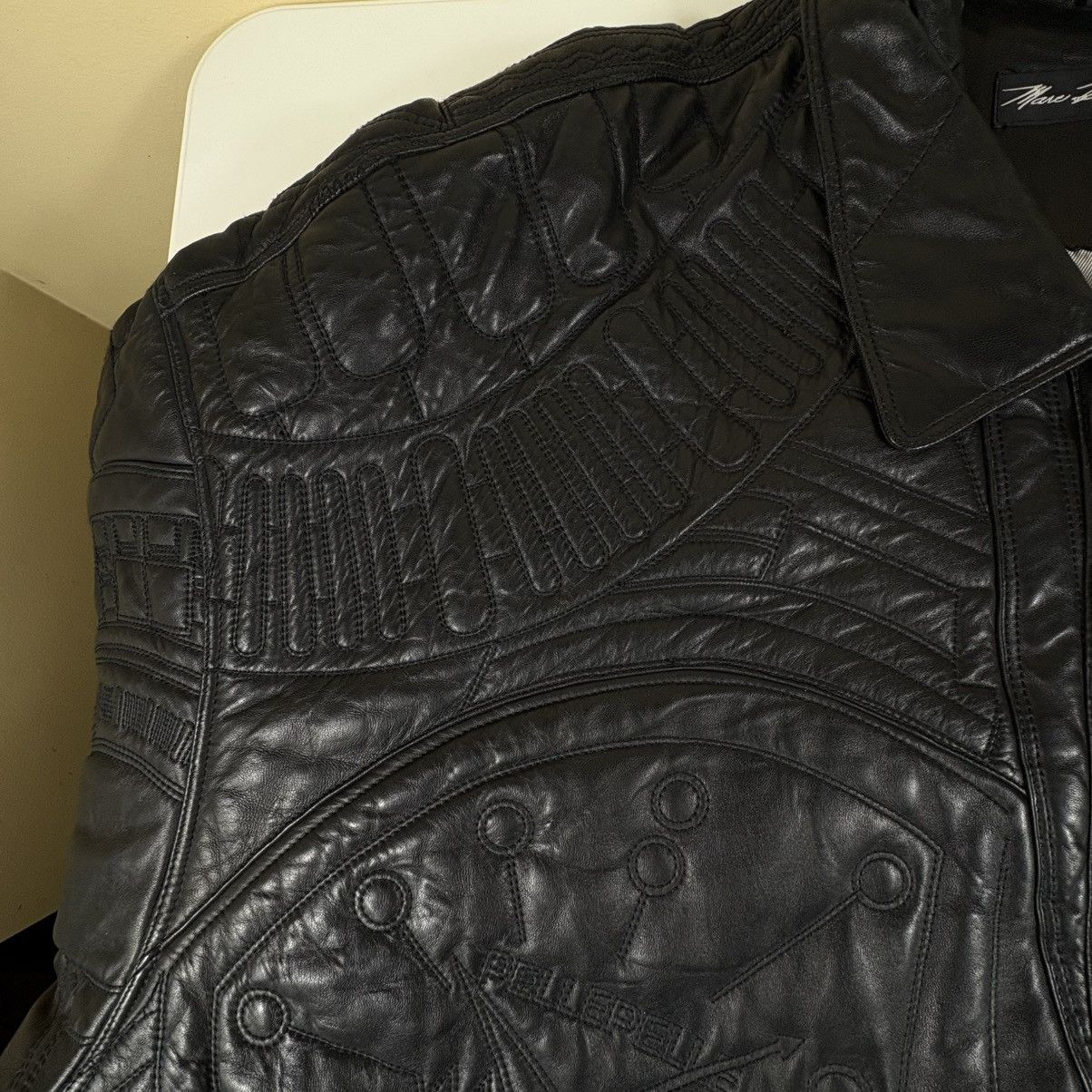 Marc Buchanan Vtg Marc Buchanan Pelle Pelle Embossed Hip Hop Bomber 56 Size US XXL / EU 58 / 5 - 12 Thumbnail
