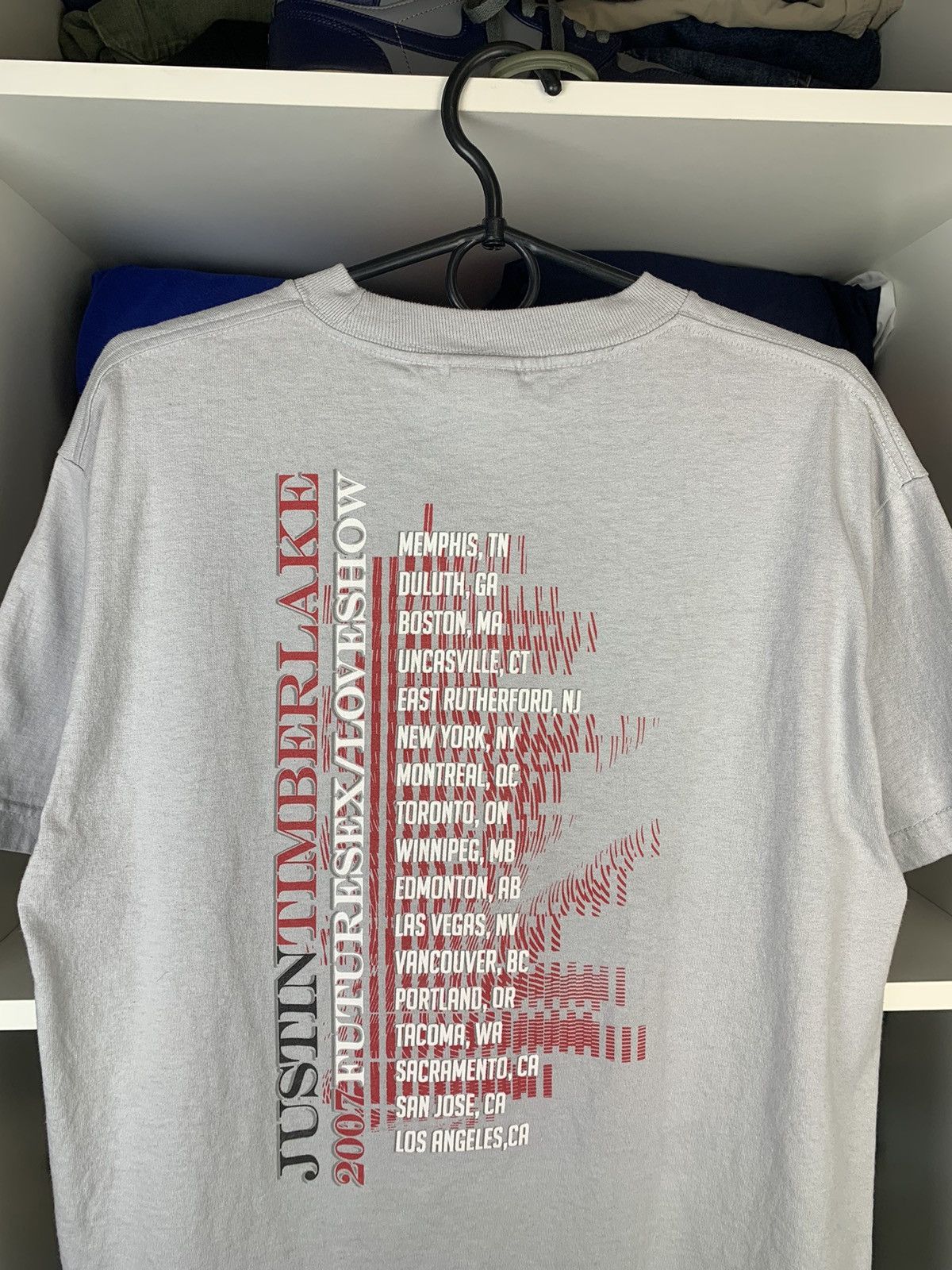 Band Tees 2007 Justin Timberlake Future Sex Love Show T-shirt Size US M / EU 48-50 / 2 - 15 Thumbnail