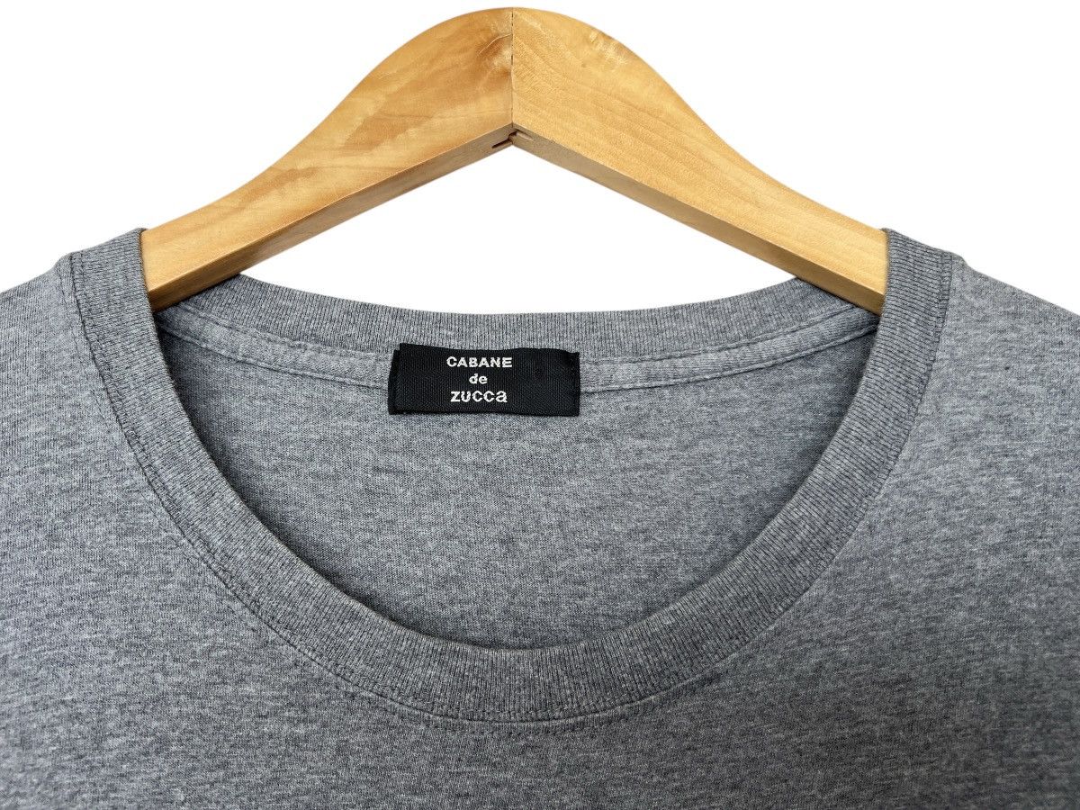CABANE de ZUCCa Cabane De Zucca By Issey Miyake Spellout Grey Tees Size S Size US S / EU 44-46 / 1 - 5 Thumbnail