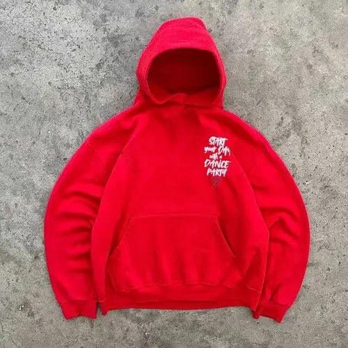 Other Red American street style solid color hoodie y2k Size US L / EU 52-54 / 3 - 7 Thumbnail