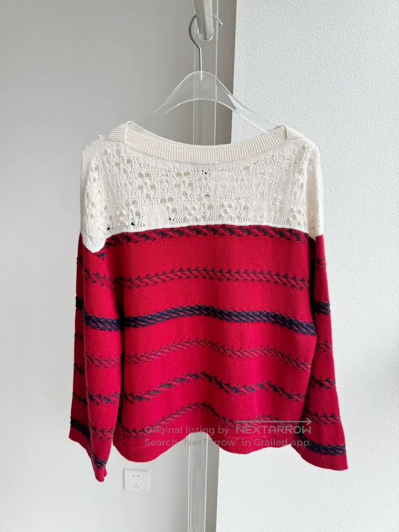 Chanel Chanel Colour-blocked sweater Size XXS / US 00 / IT 34 - 1 Thumbnail