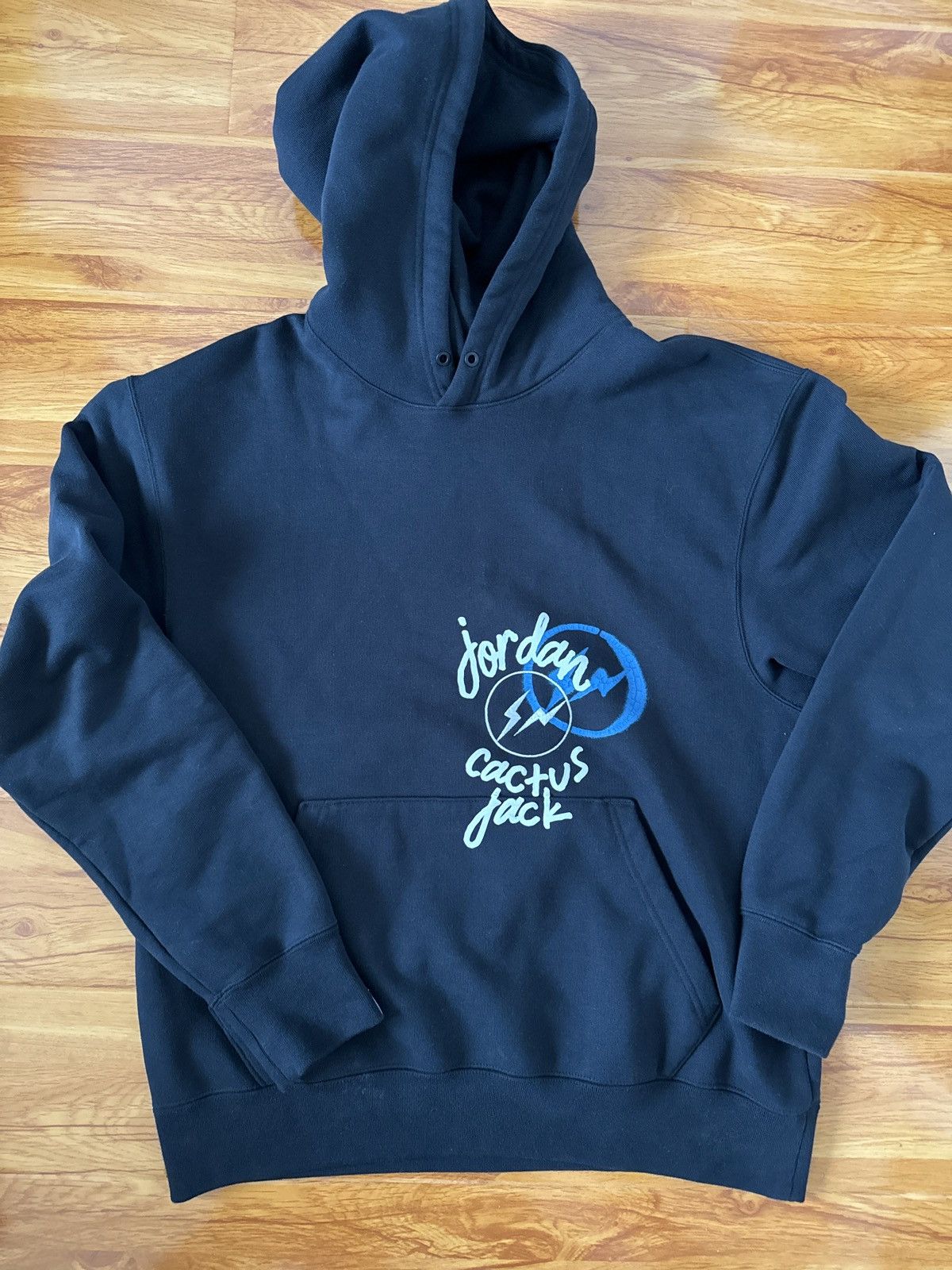 image of Travis Scott X Fragment X Jordan Hoodie Size M Utopia in Black, Men's