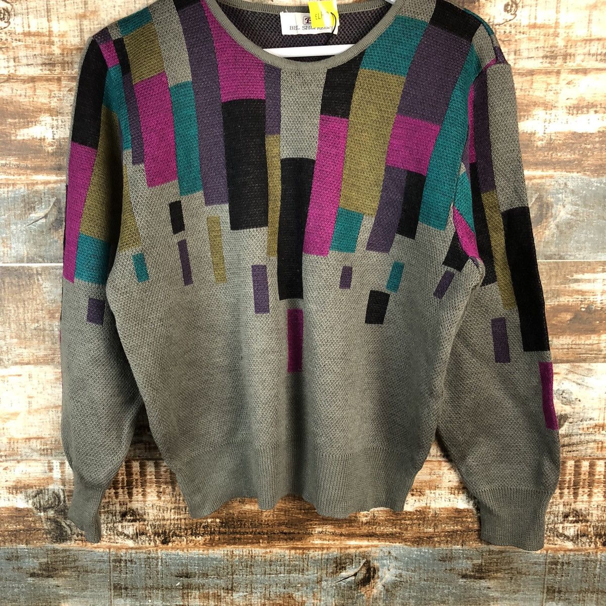 Japanese Brand DL Bel Shepree vintage art Gray Knitwear sweatshirt #C473 Size M / US 6-8 / IT 42-44 - 3 Thumbnail