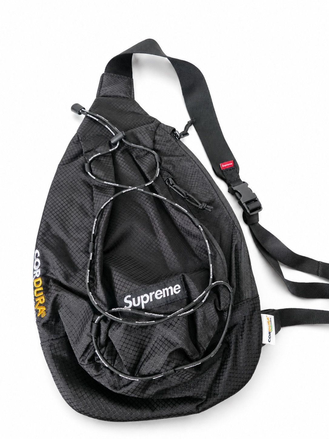 Supreme × The North Face Snakeskin Lightweight Day Pack Black SS18