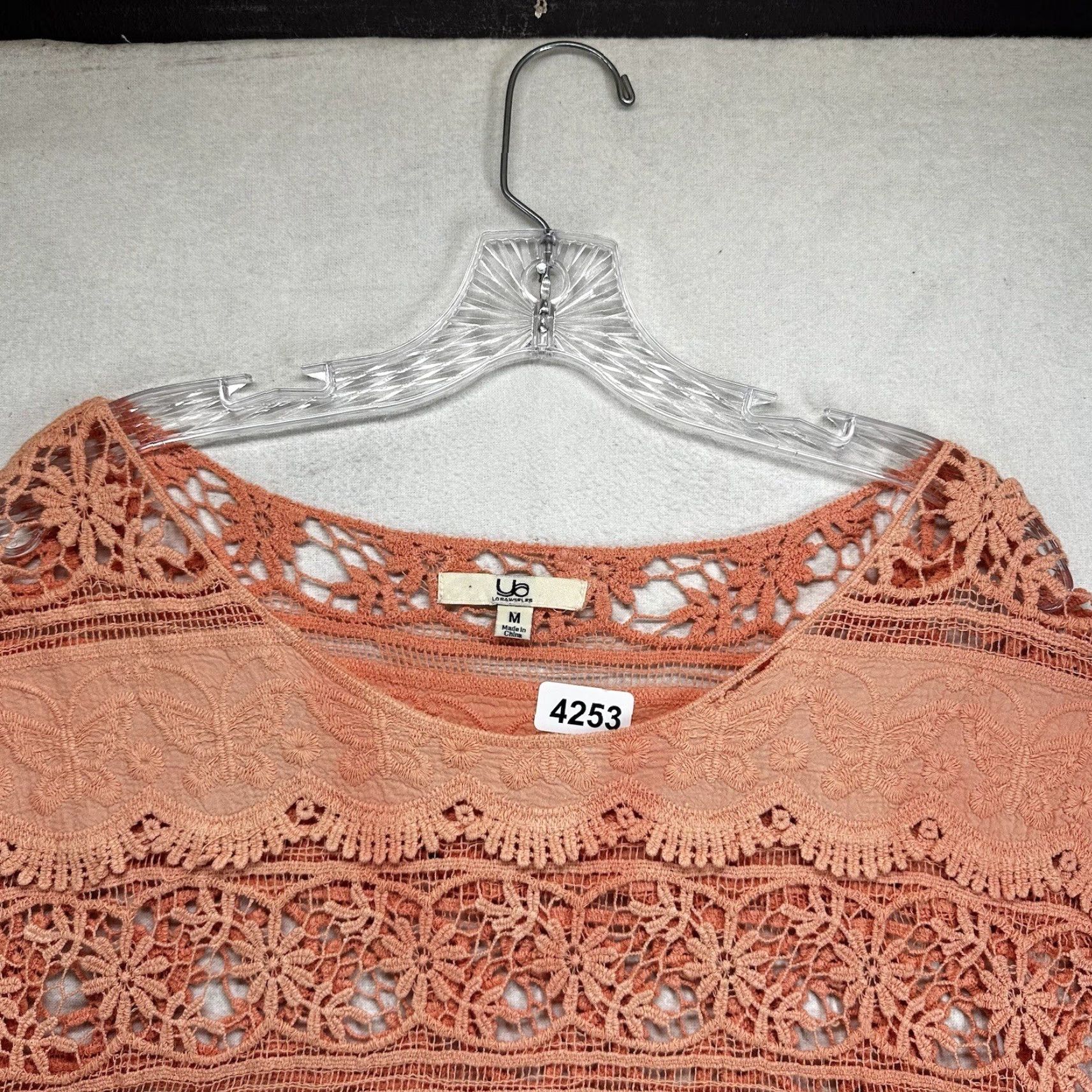Vintage Ya Las Angeles Blouse Coquette Open Light Breathable Medium y2k Knit Angel Size M / US 6-8 / IT 42-44 - 2 Thumbnail