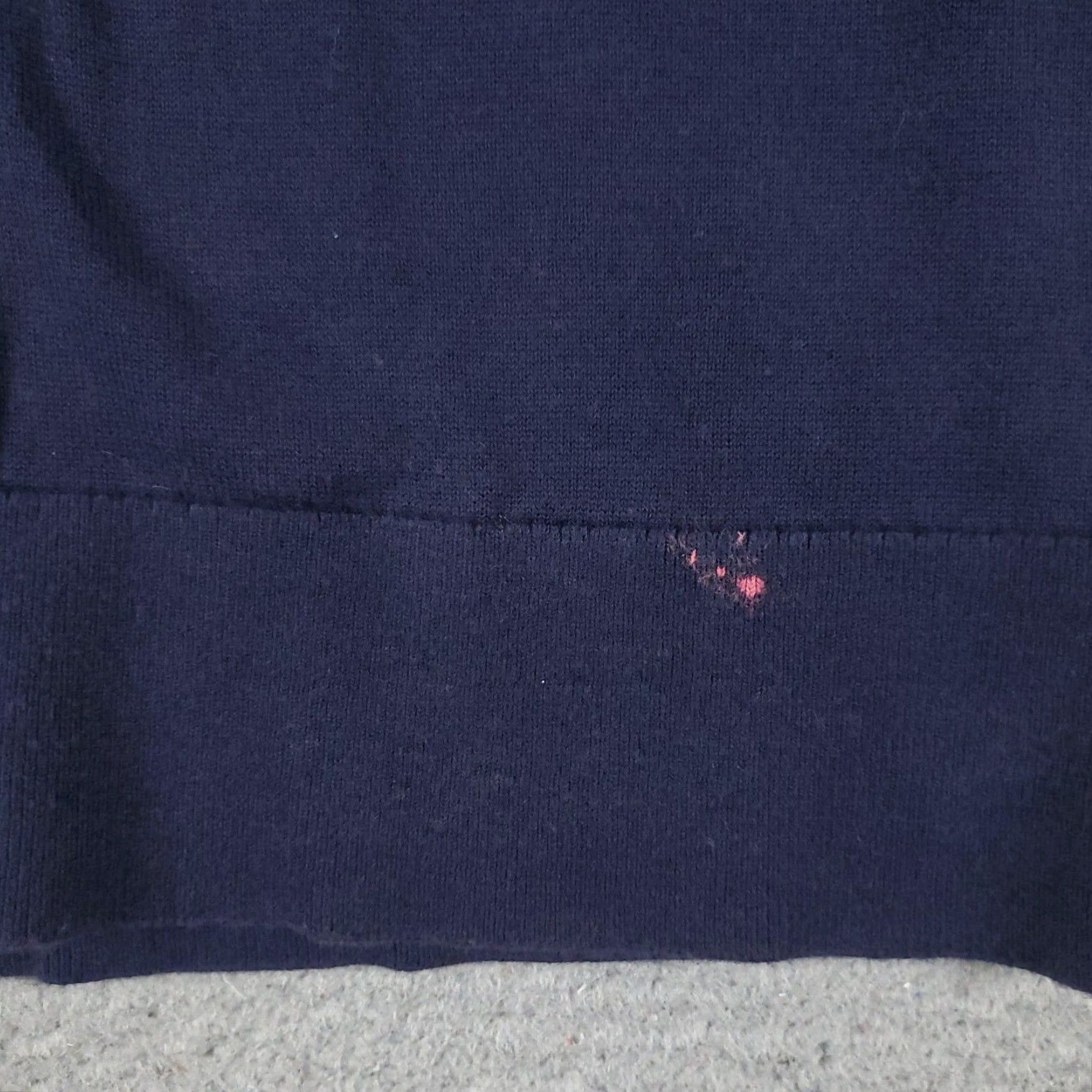 Tommy Hilfiger Tommy Hilfiger Blue Cardigan Sweater Womens XS Cotton Button Up V-Neck Size XS / US 0-2 / IT 36-38 - 6 Thumbnail