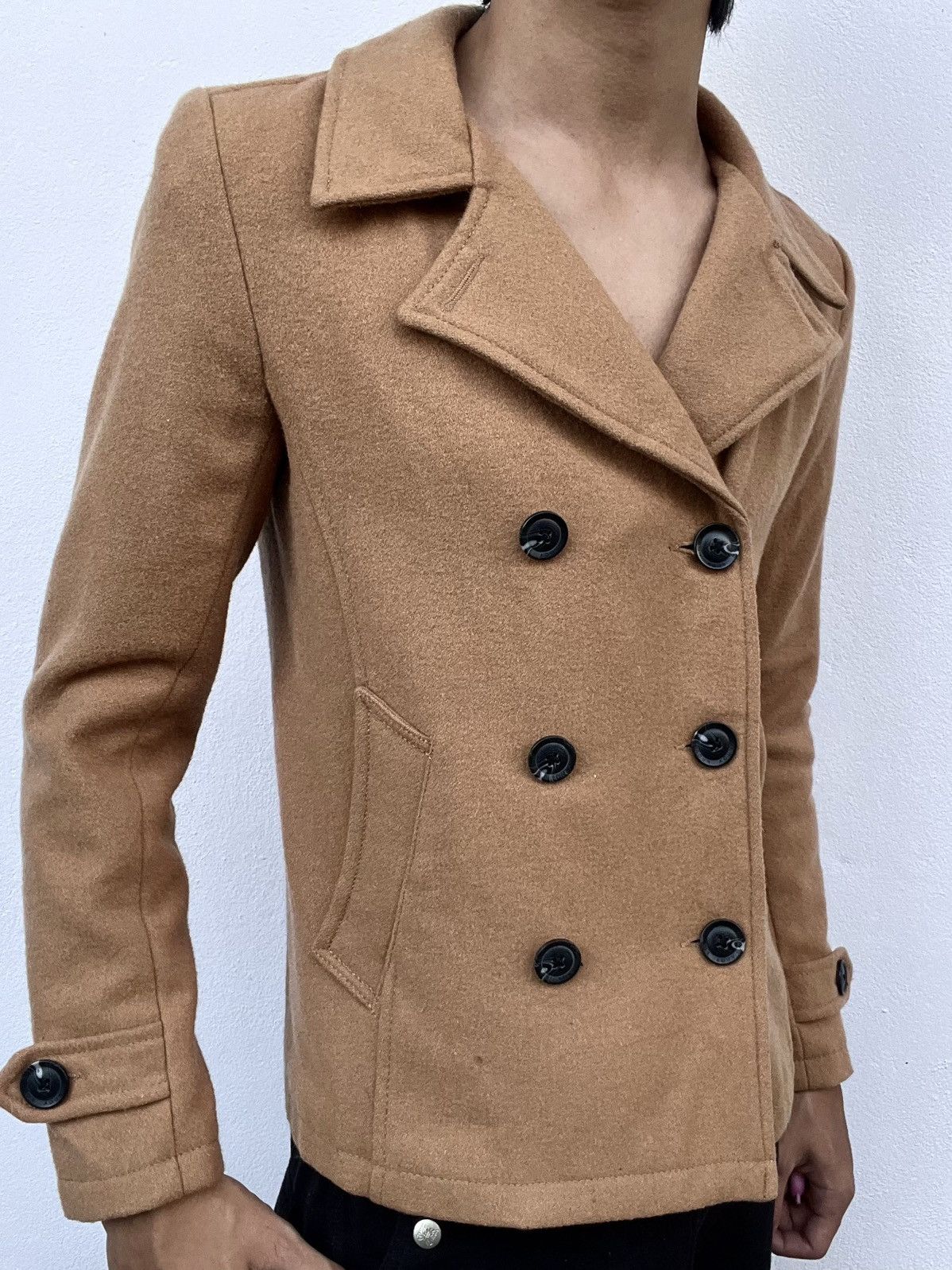GOSTAR DE FUGA 2000s FUGA Avant-garde Double Breasted Blazer Size 38S - 4 Thumbnail