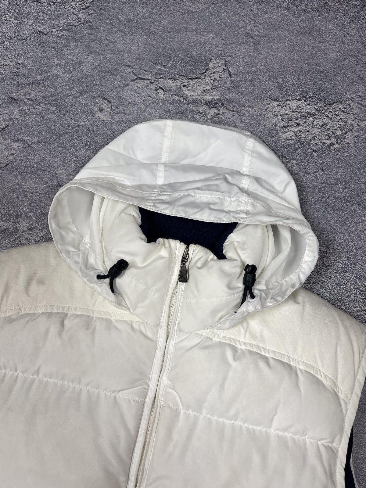 Nike × Vintage Vintage NIKE Down Puffer Vest Jacket Drill Swoosh Logo Size US S / EU 44-46 / 1 - 4 Thumbnail