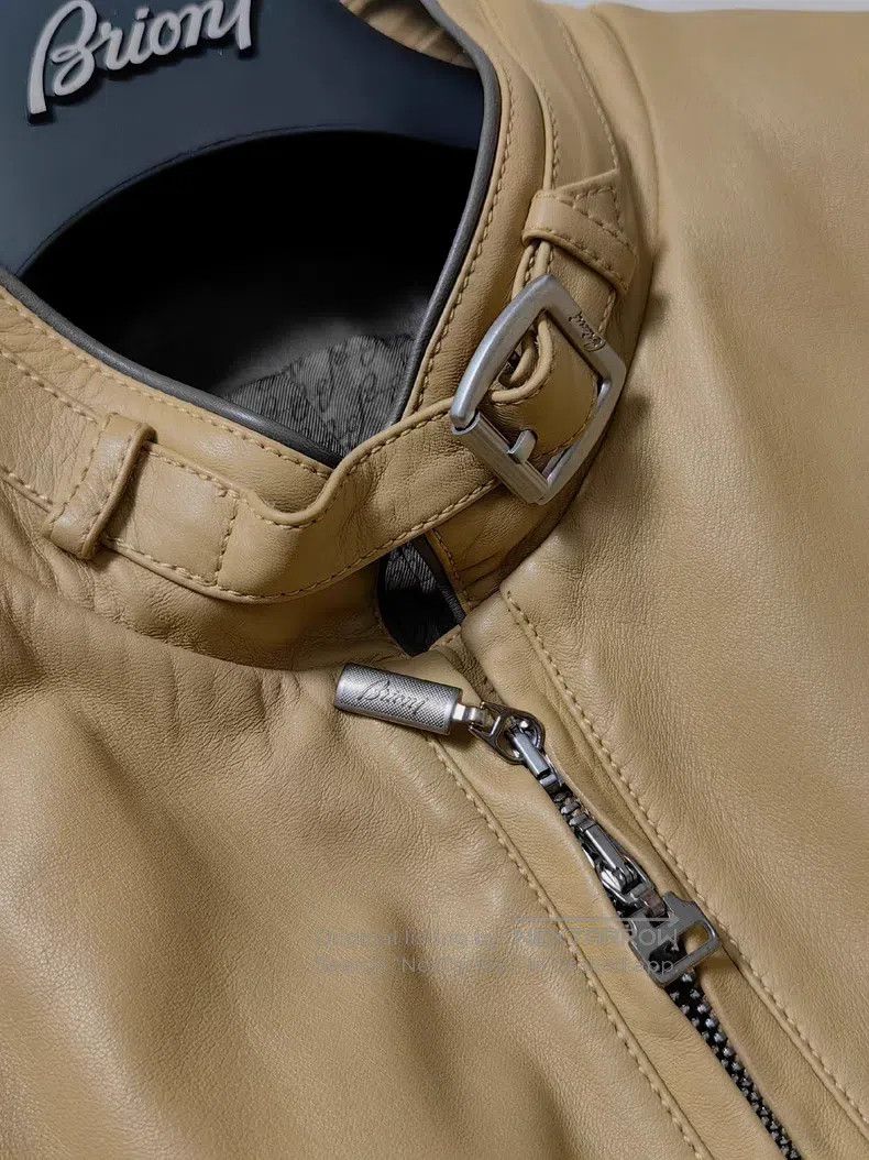 Brioni Brioni Leather jacket Size US XL / EU 56 / 4 - 9 Thumbnail
