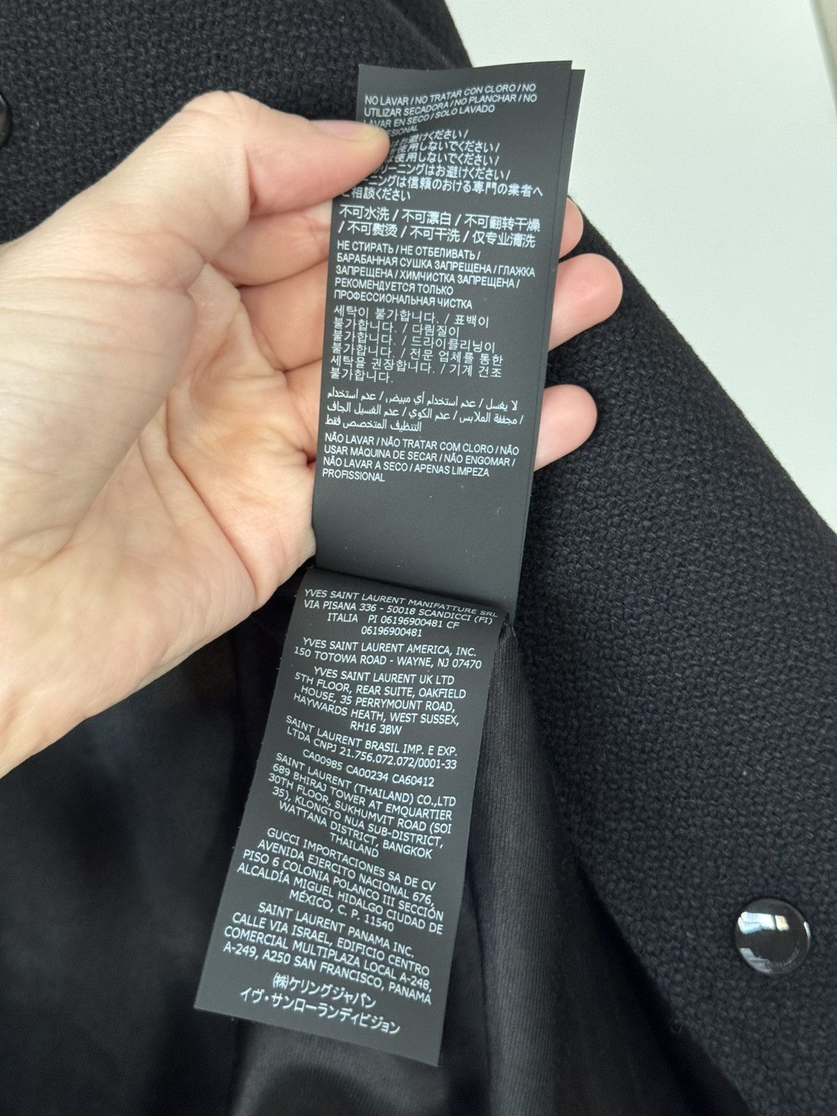 Saint Laurent Paris SS22 Black and White Wool Teddy Jacket 54 Size US XL / EU 56 / 4 - 14 Thumbnail