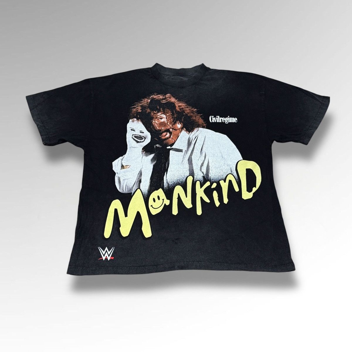 Civil Regime x WWE Mankind Mick Foley Socko Tee
