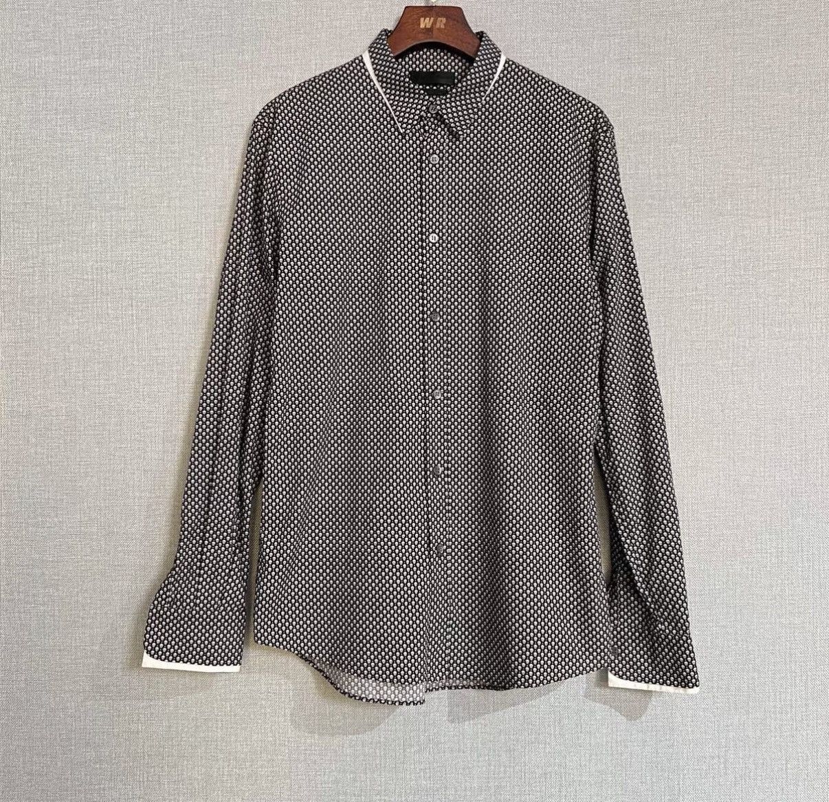 Alexander McQueen Alexander McQueen Black Skull All-Over Print Shirt Size US M / EU 48-50 / 2 - 1 Thumbnail