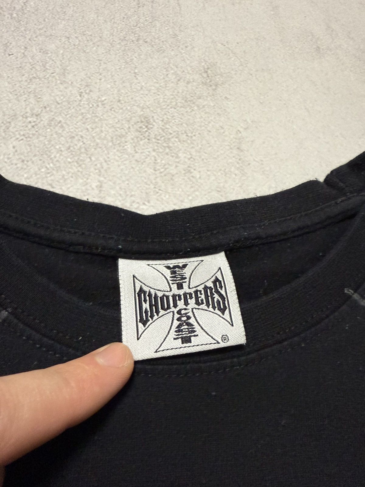 Vintage × West Coast Choppers Vintage West Coast Choppers T Shirt Tee Big Logo Baggy 90s Size US M / EU 48-50 / 2 - 9 Thumbnail