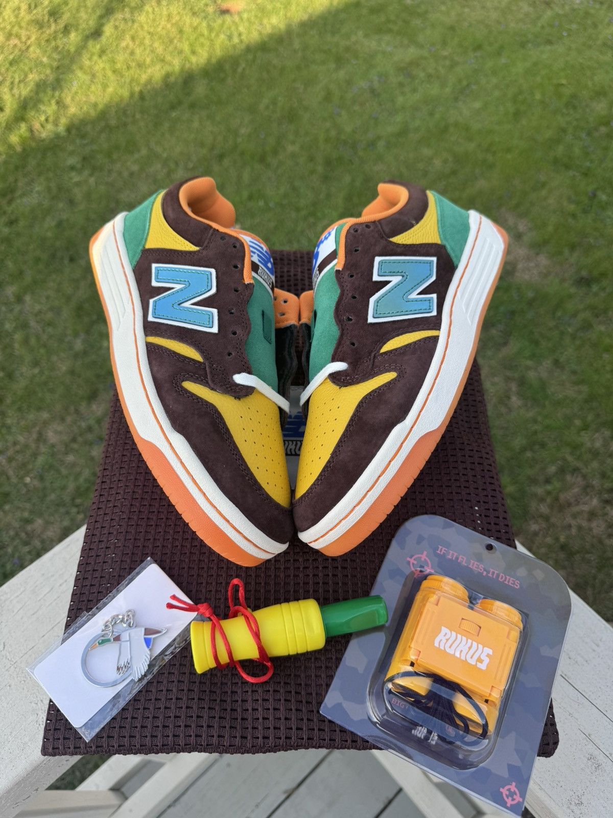New Balance Rukus x New Balance “Mallard Duck” 480 in-store box Size US 9.5 / EU 42-43 - 4 Thumbnail
