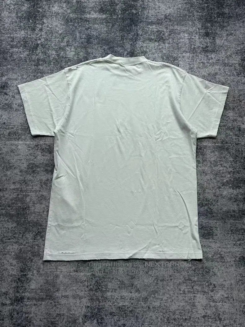 Balenciaga Balenciaga New Melted Logo Distressed Tee. Size US XS / EU 42 / 0 - 2 Thumbnail