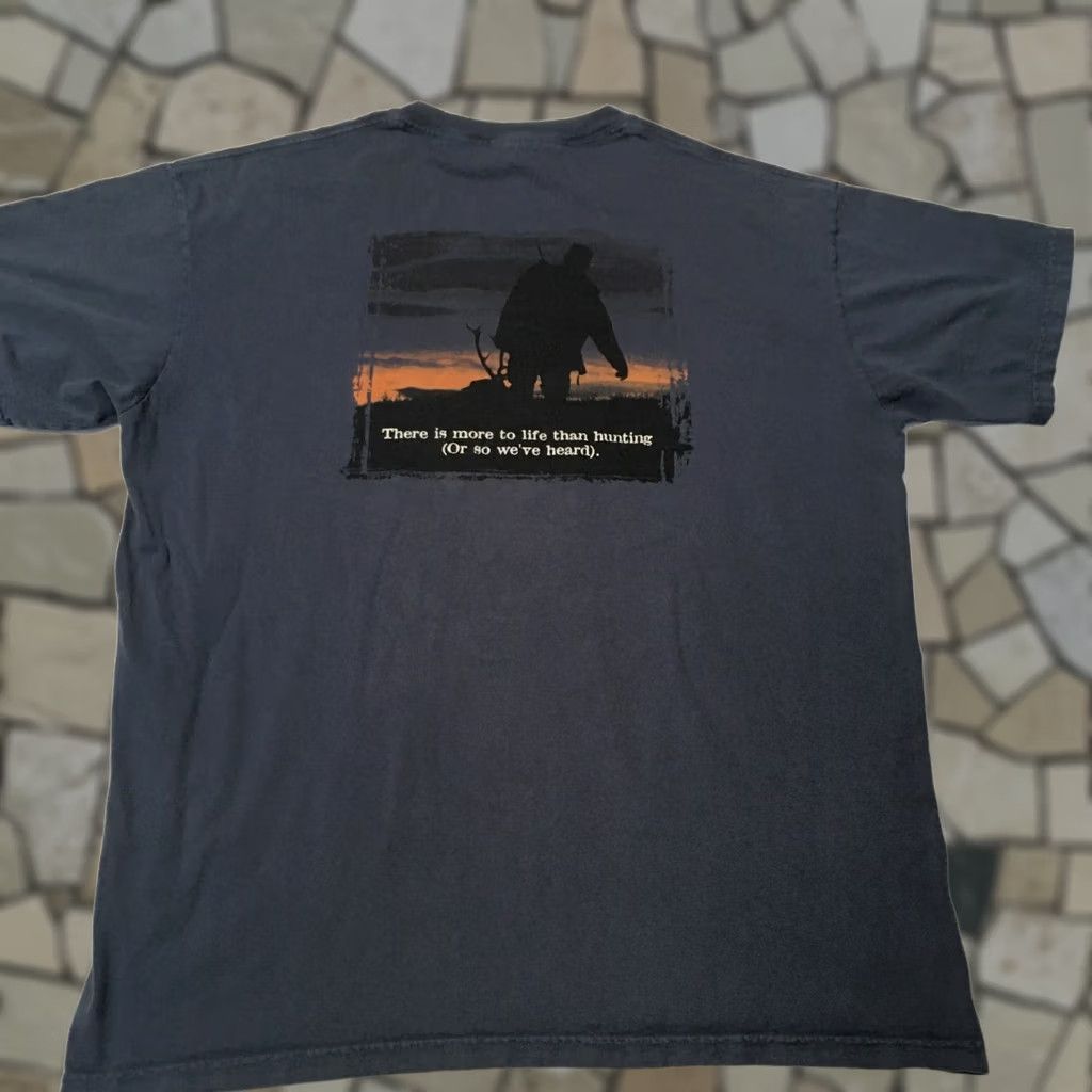The Mountain The Mountain T-Shirt Sports Shirt Men L Blue Cotton Crew Neck Short Sleeve 2000s Vintage? Size US L / EU 52-54 / 3 - 1 Thumbnail