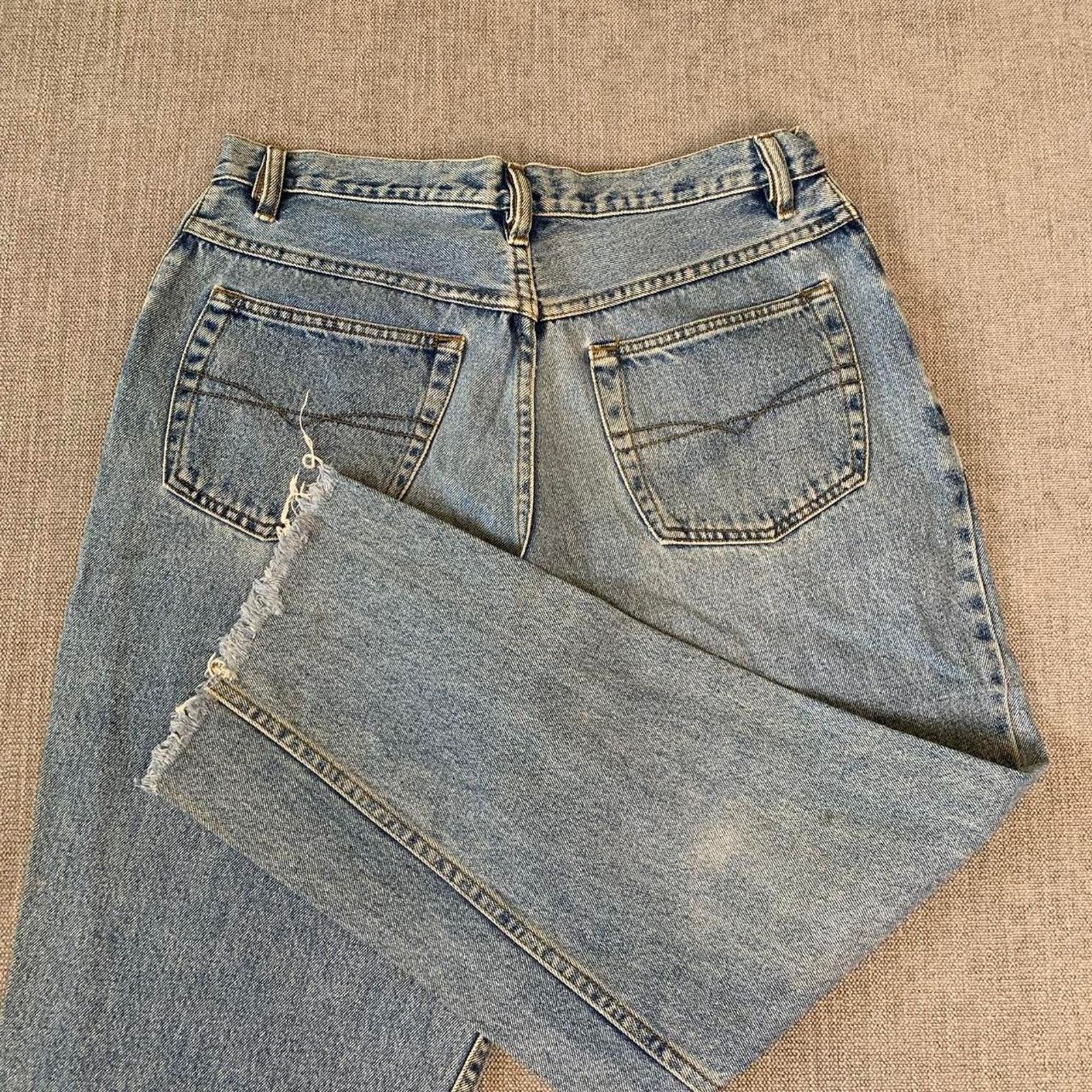 Anchor Blue Y2K Anchor Blue Loose Faded Denim Jeans Size US 34 / EU 50 - 2 Thumbnail