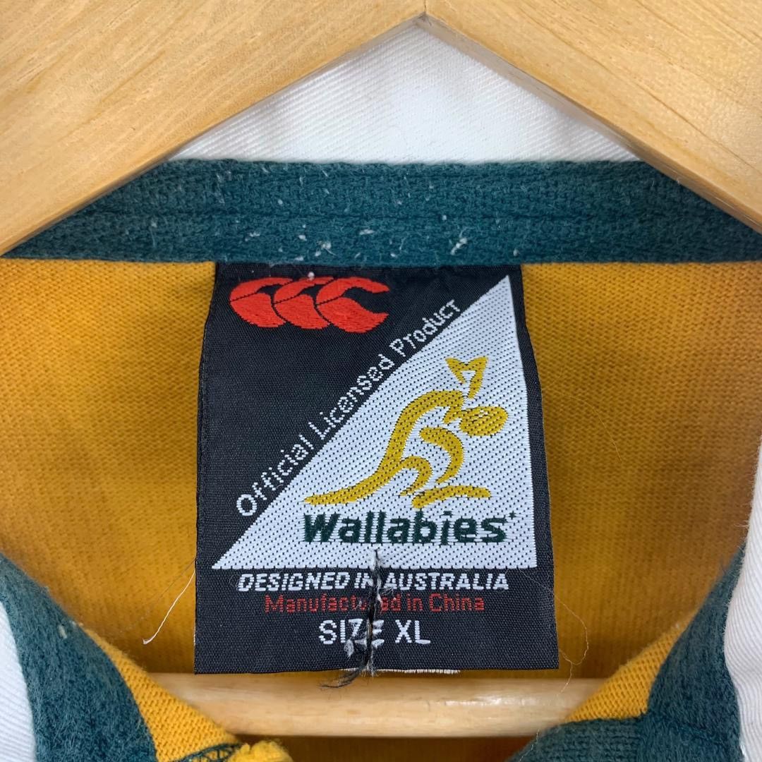 Canterbury of New Zealand × Vintage Vintage CANTERBURY wallabies rugby 2003 long sleeve polo Size US XL / EU 56 / 4 - 3 Thumbnail