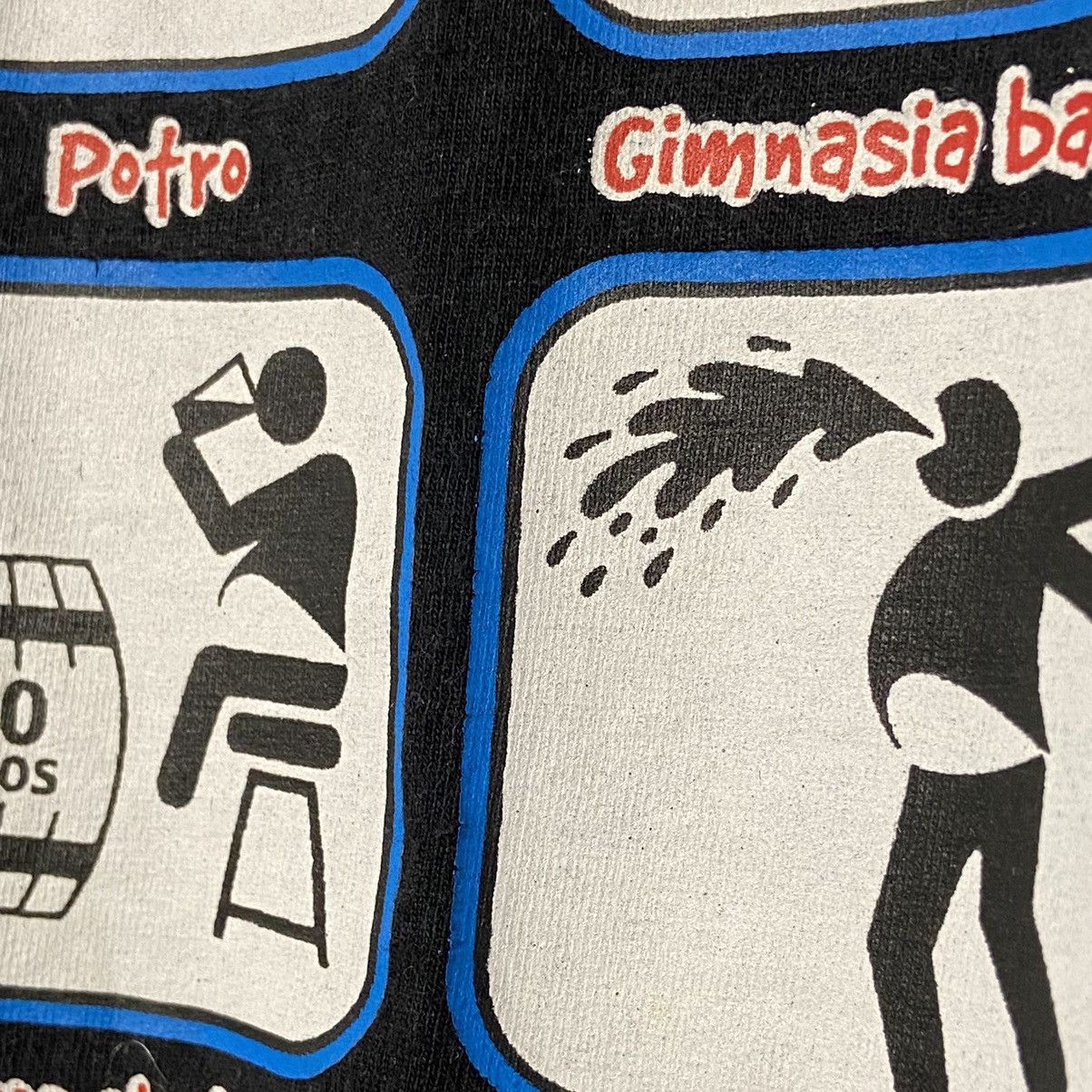 Vintage 📌 VINTAGE HUMOR ALCOHOL OLIMPIADA CERVEZERA TEE Size US L / EU 52-54 / 3 - 3 Thumbnail
