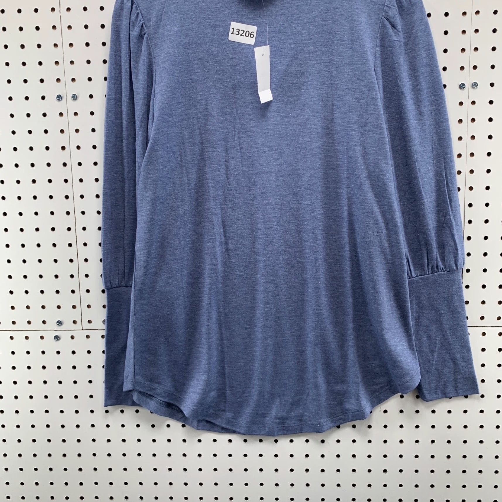 Ann Taylor VINTAGE Ann Taylor Blouse Shirt Womens Medium Blue Turtle Neck Long Sleeve NWT Balloon Sleeve 90s Size M / US 6-8 / IT 42-44 - 5 Thumbnail