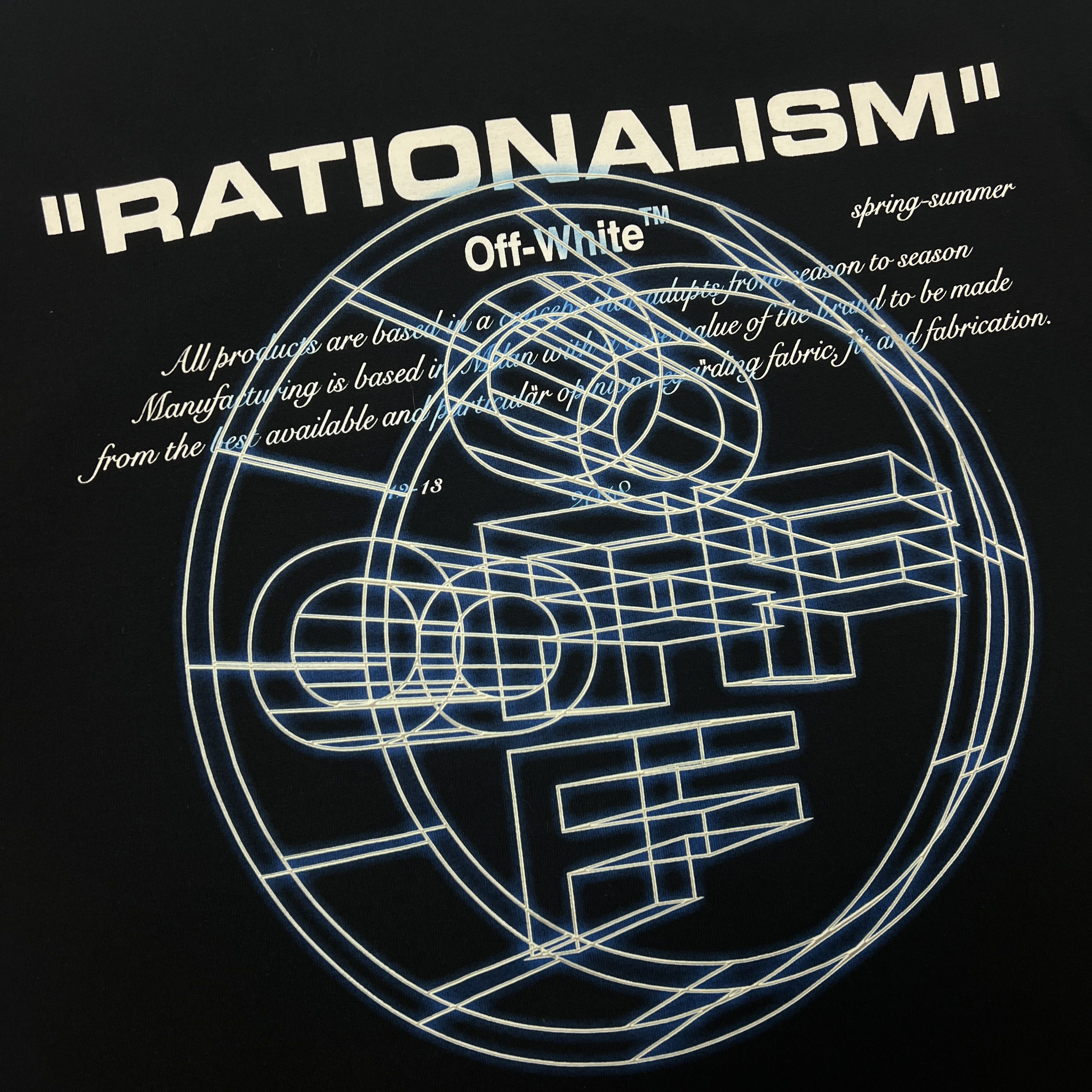 Off-White Off-White Rationalism 3D Cross Logo Glow In The Dark T-Shirt Size US M / EU 48-50 / 2 - 4 Thumbnail