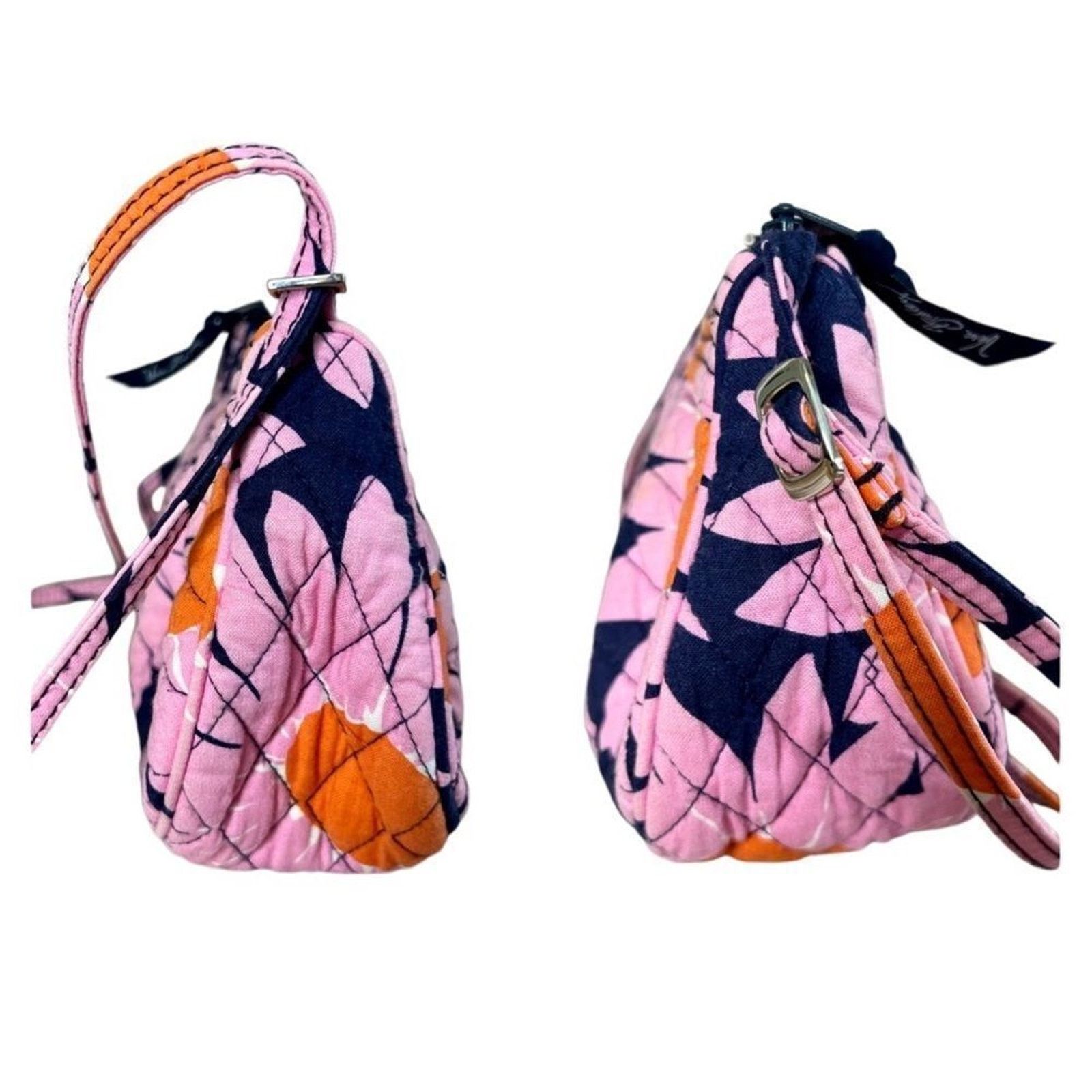 Vera Bradley Vera Bradley Quilted "Loves Me" Mini Crossbody Handbag Pink Size ONE SIZE - 6 Thumbnail