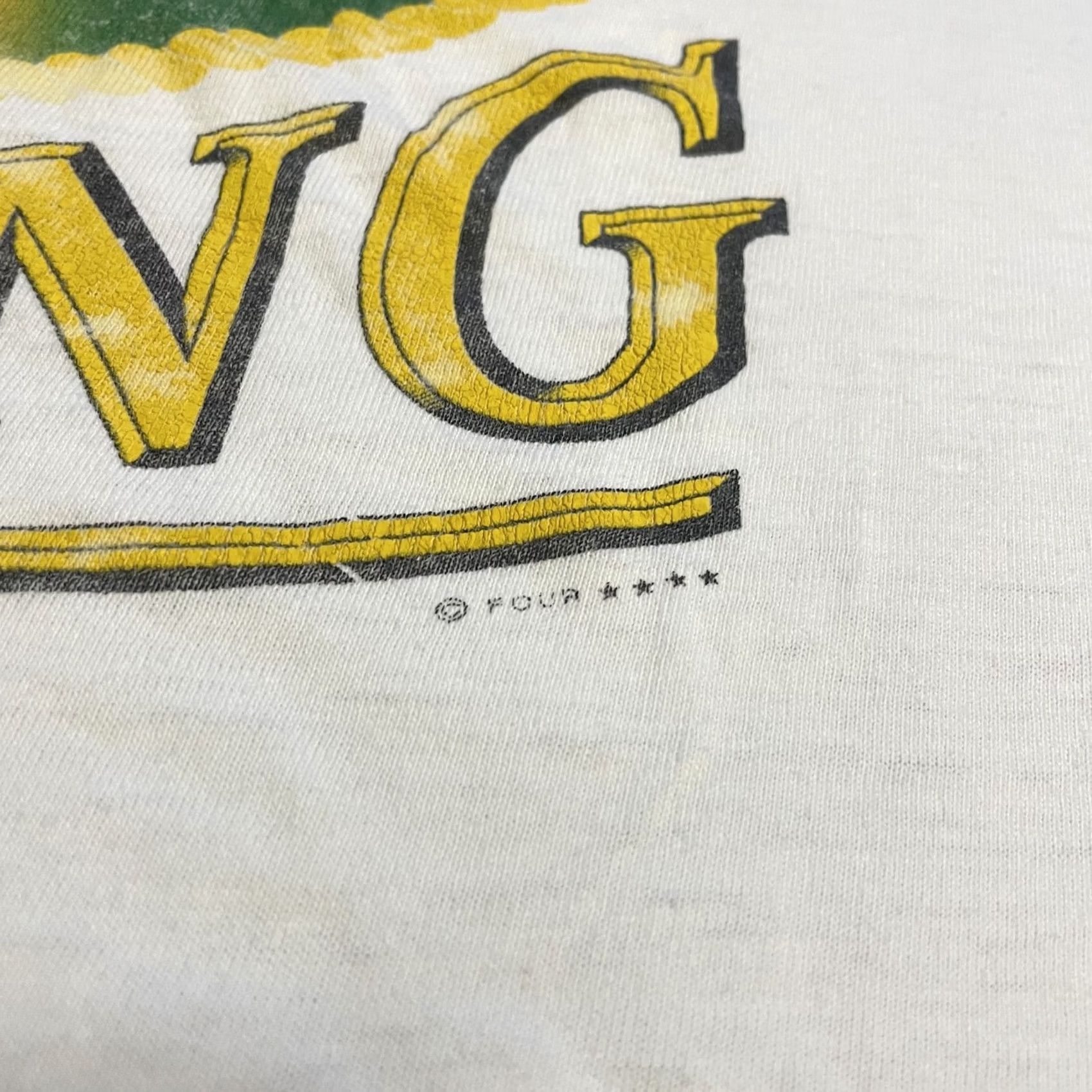 Vintage VINTAGE Black King Shirt Mens XL Boxy White Afrocentric Graphic Tee Made USA 90s Size US XL / EU 56 / 4 - 4 Thumbnail