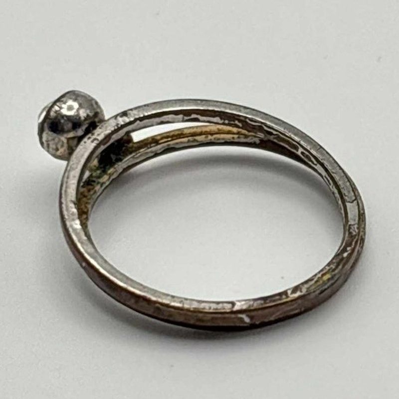Other Vintage Silver Duet Ring Size ONE SIZE - 3 Thumbnail