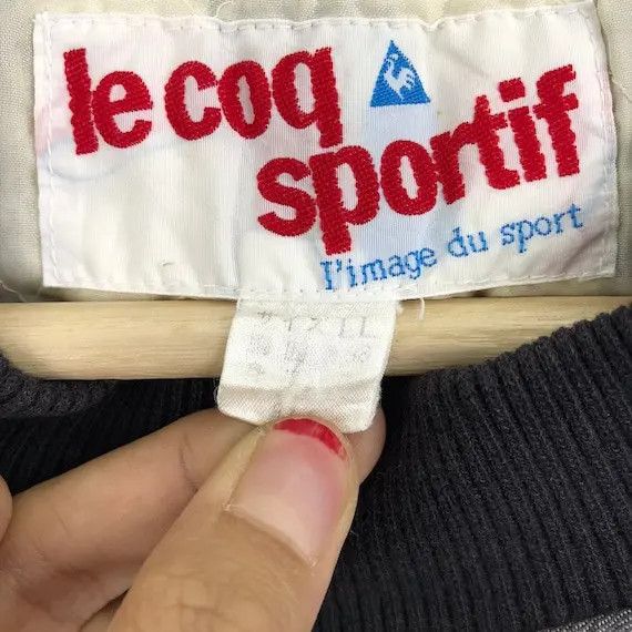 Le Coq Sportif Vtg 90’ LE COQ SPORTIF L’Image Du Sport Striped Sweater Size L / US 10 / IT 46 - 4 Thumbnail