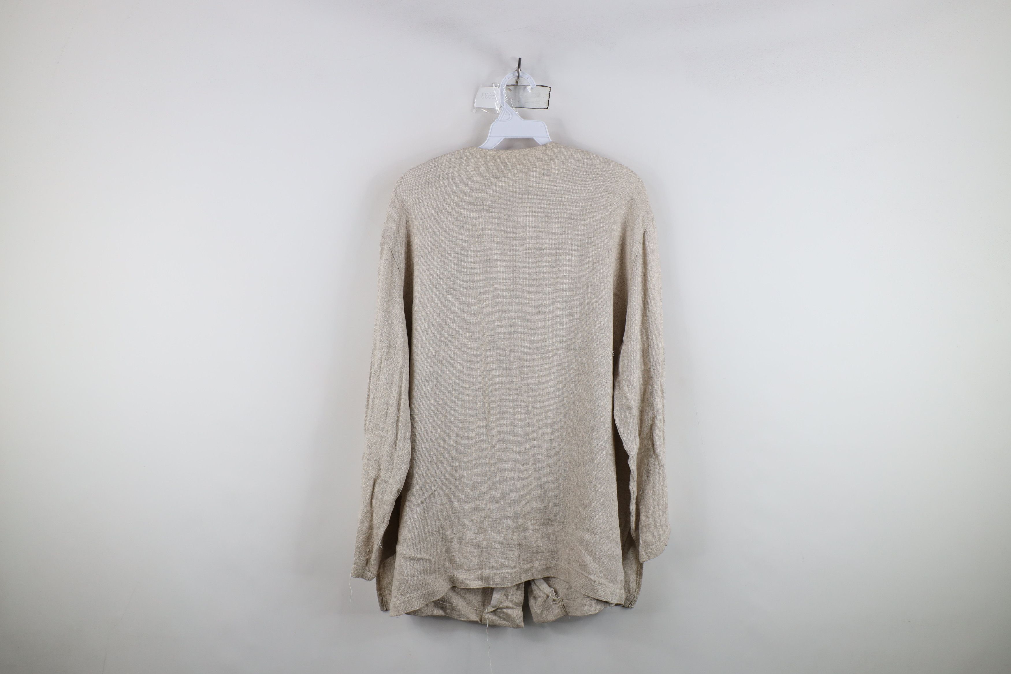 Vintage Vintage 90s Lagenlook Rayon Blend Baggy Button Shirt USA Size XL / US 12-14 / IT 48-50 - 12 Thumbnail