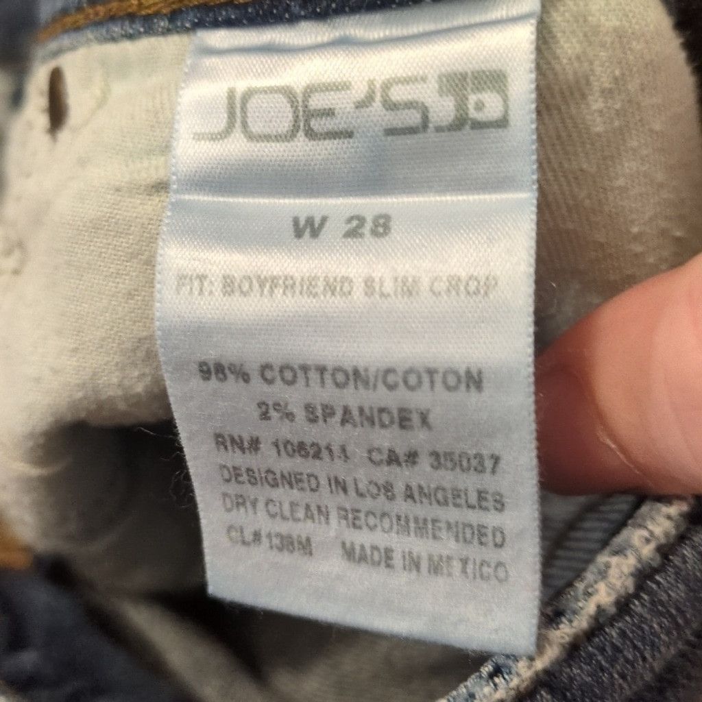 Joe's Joe's kency slim crop boyfriend distress jean shorts size 28 Size 28" / US 6 / IT 42 - 7 Thumbnail