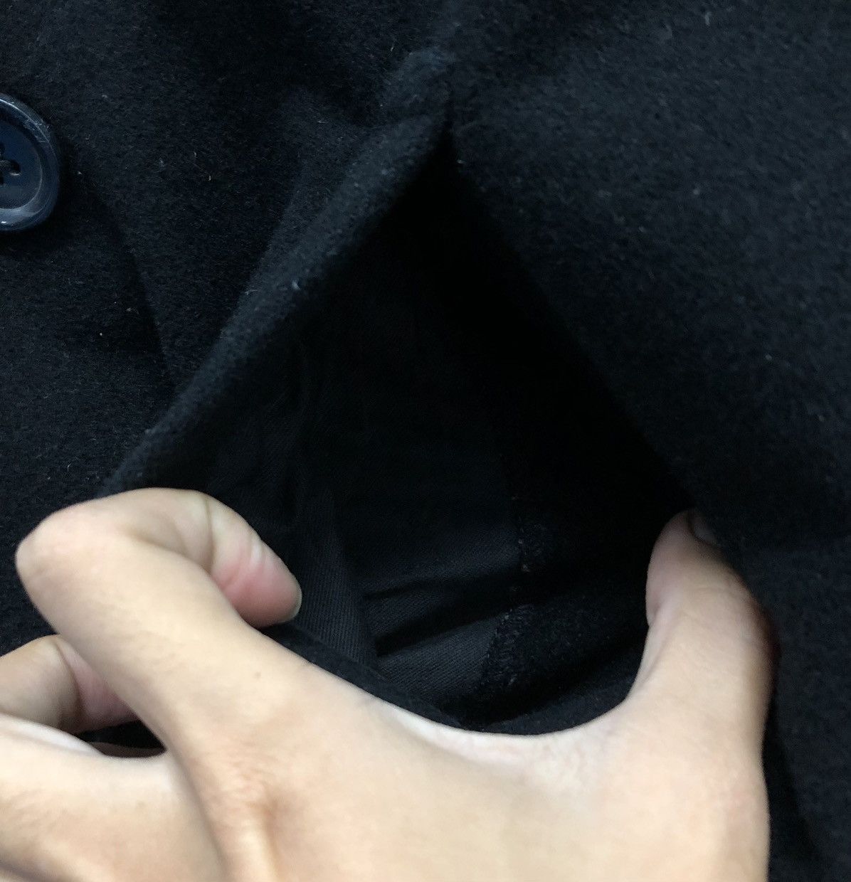 Yohji Yamamoto Vintage Ined Homme By Yohji Yamamo Wool Coat Size L / US 10 / IT 46 - 6 Thumbnail