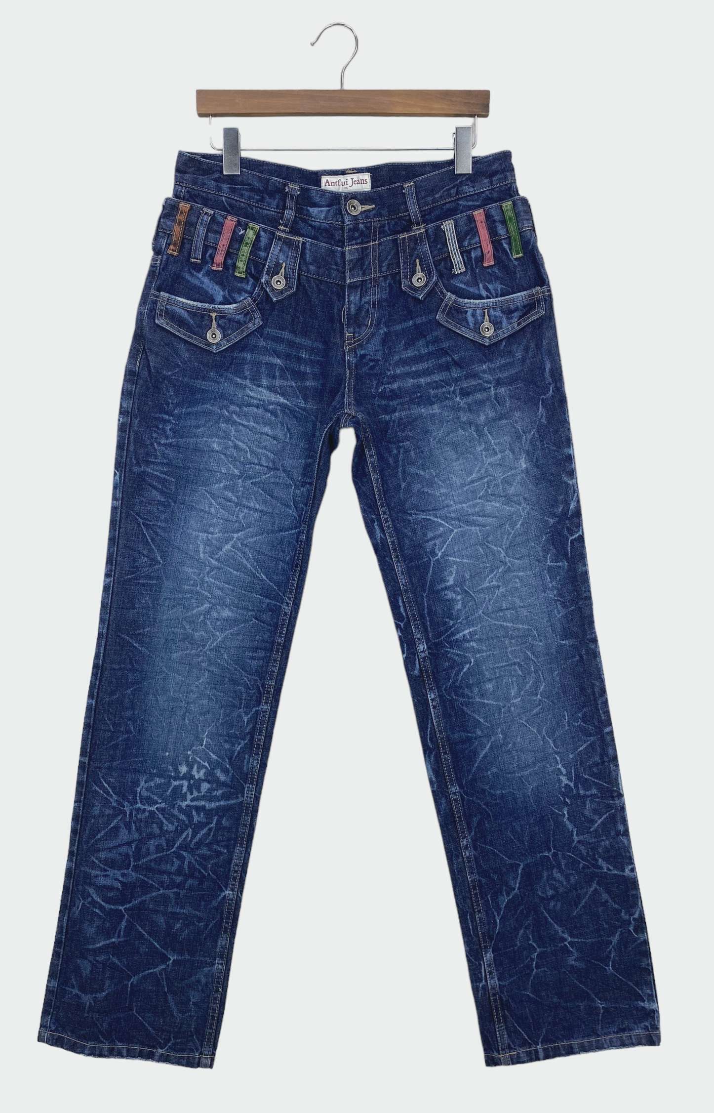 Other Artful Jeans Double Waist Multizipper Jeans Size US 32 / EU 48 - 2 Thumbnail