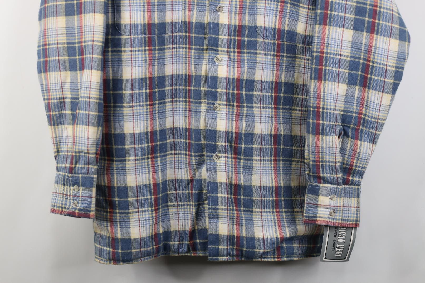 Vintage Deadstock Vintage 90s Streetwear Flannel Button Shirt Jacket Size US M / EU 48-50 / 2 - 3 Thumbnail