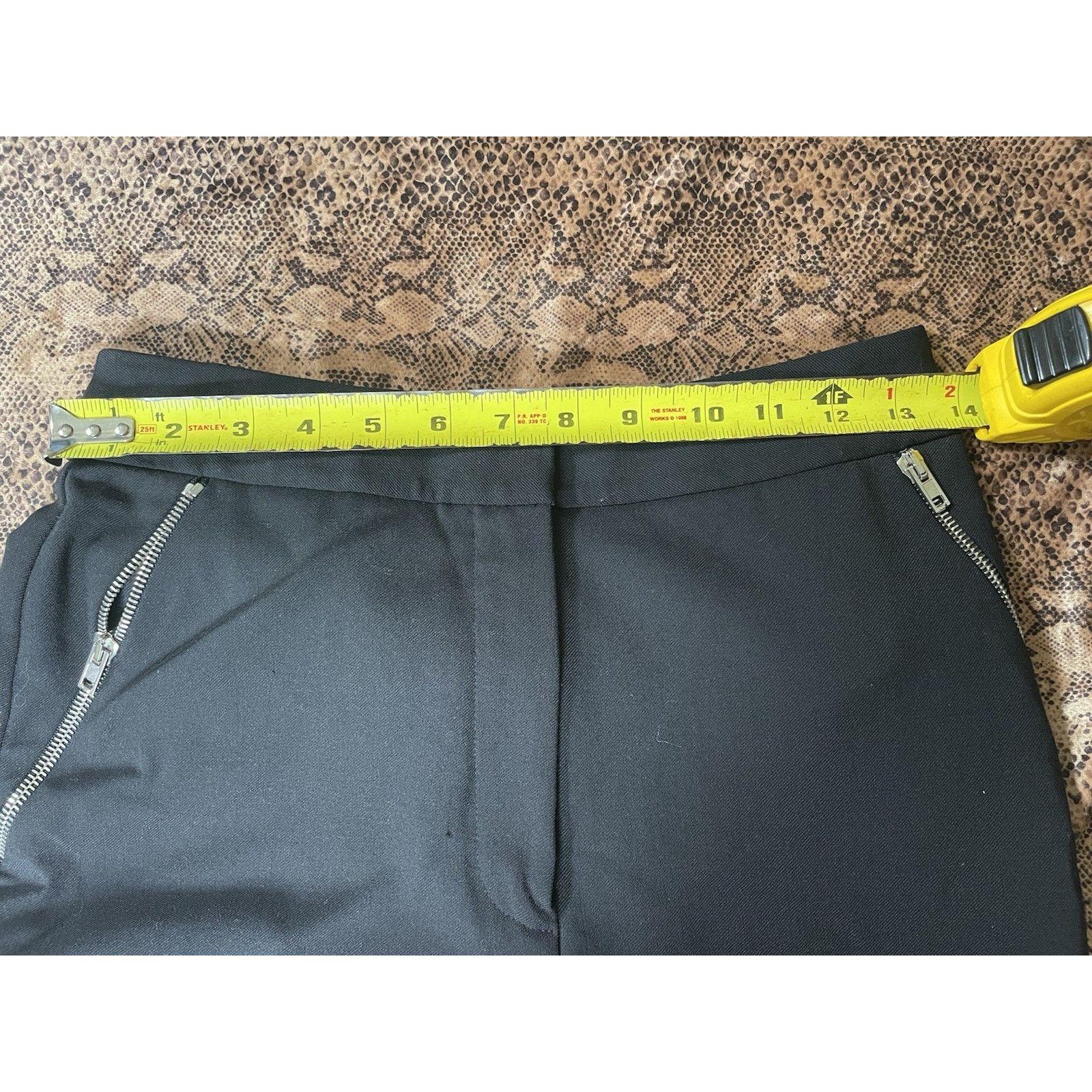 Alexander Wang Alexander Wang Black Tapered Tailored Trouser High Waist 2 Size 26" / US 2 / IT 38 - 3 Thumbnail
