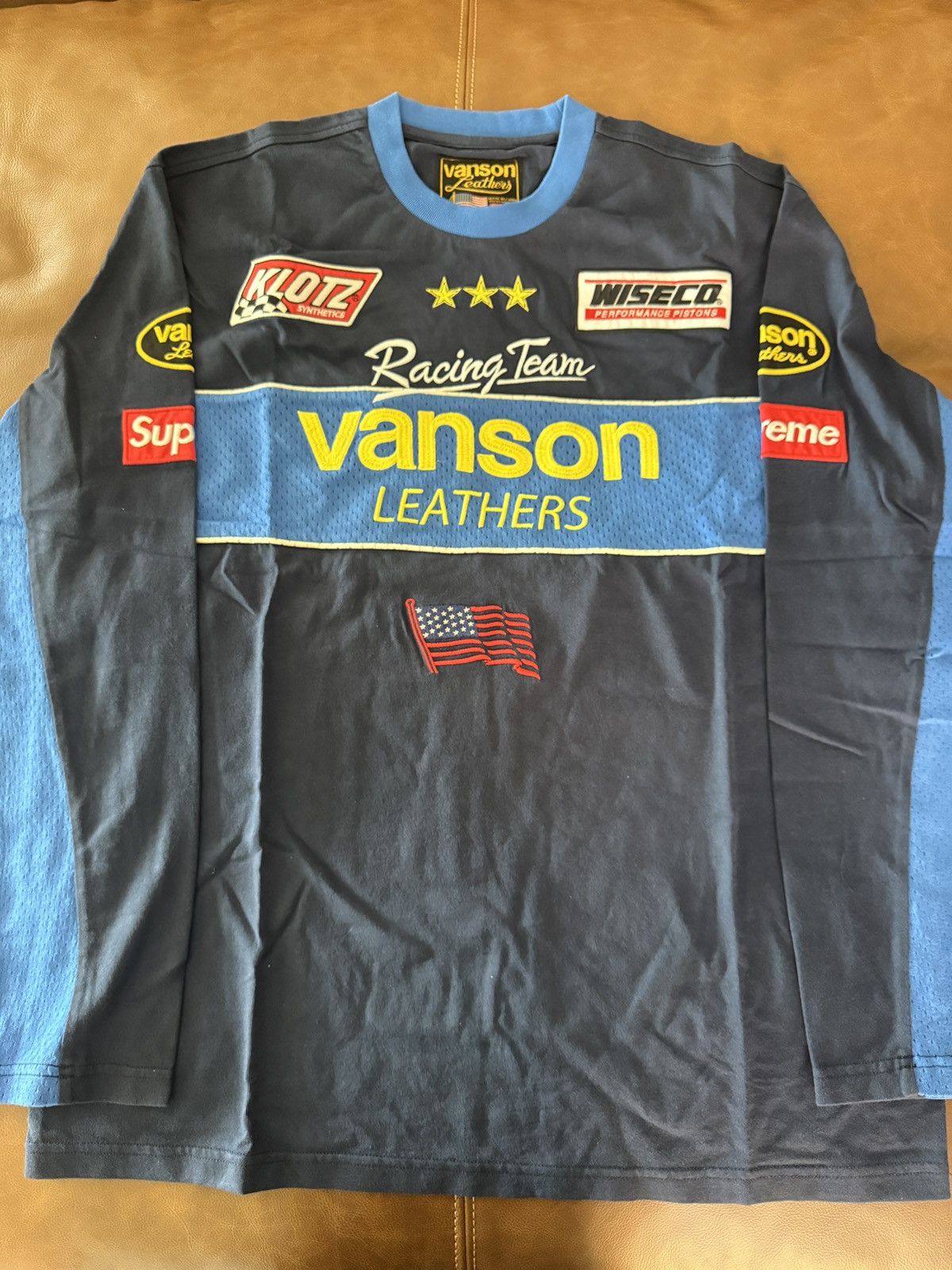 Supreme × Vanson Leathers Supreme x Vanson Leather long sleeve top Size US M / EU 48-50 / 2 - 1 Thumbnail